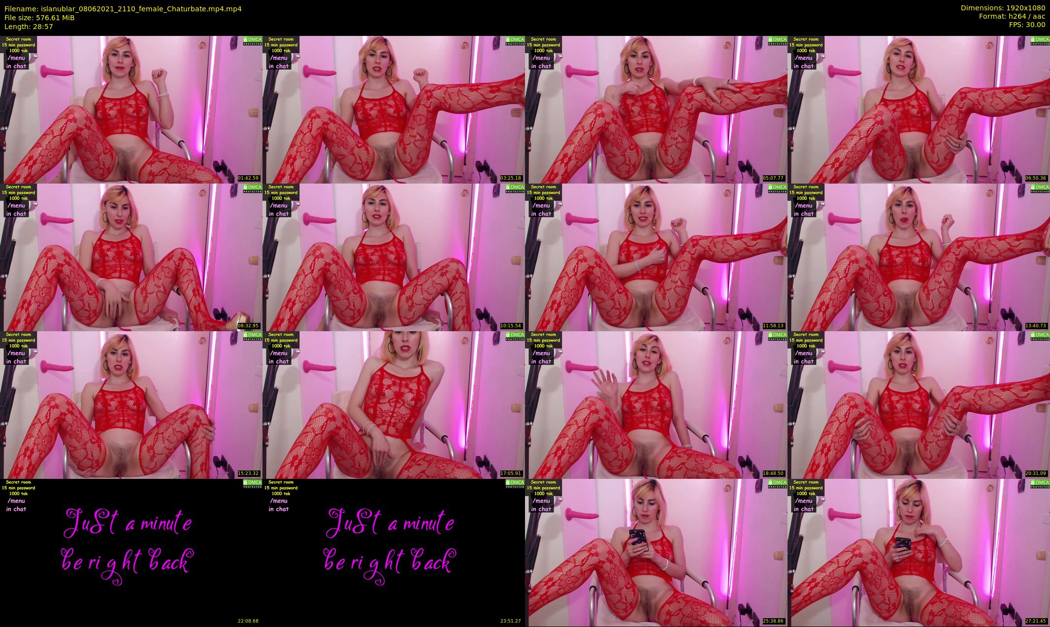 islanublar — 29 minute Chaturbate female cam show recording, 1080p, Jun 8, 2021