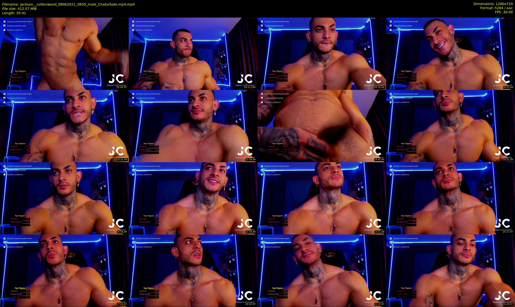 jackson__cottonwood — 36 minute Chaturbate male cam show recording, 720p, Jun 8, 2021
