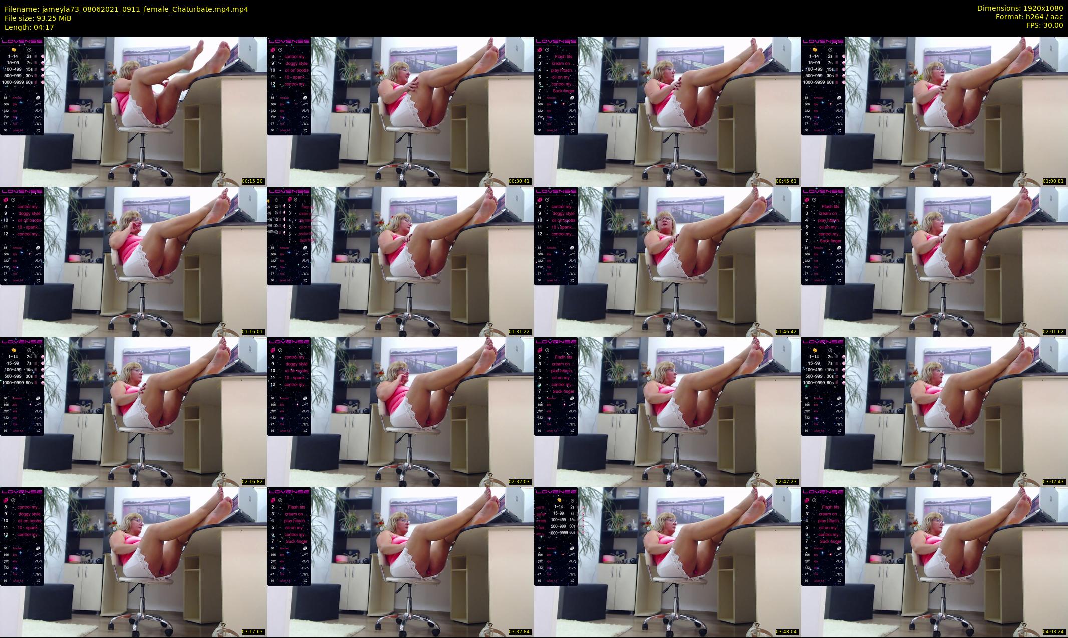 jameyla73 — 5 minute Chaturbate female cam show recording, 1080p, Jun 8, 2021