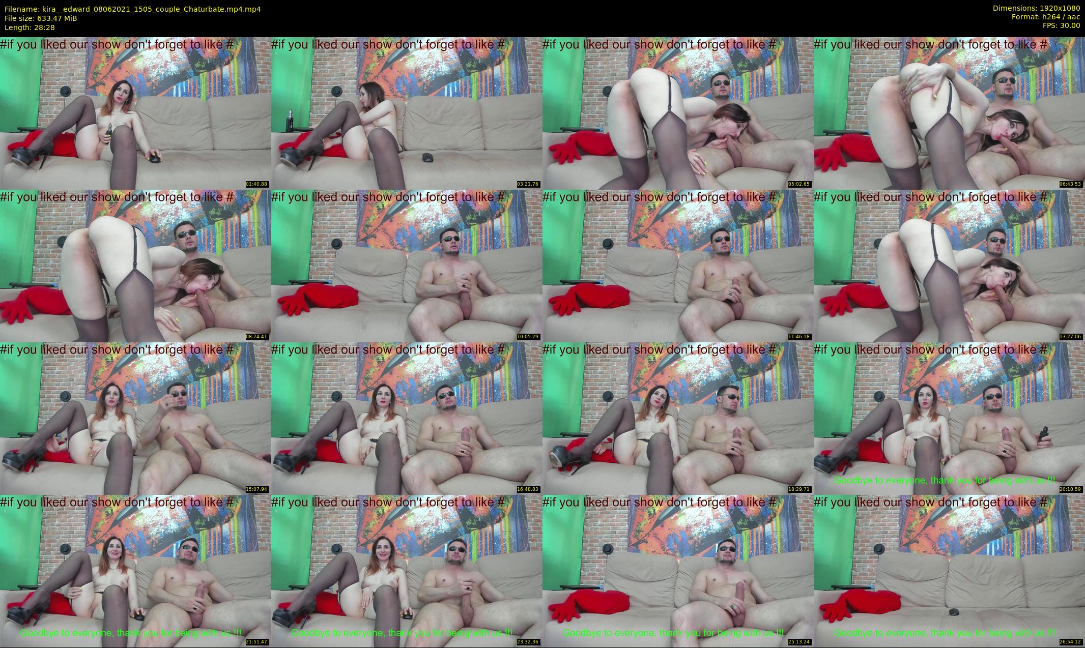 kira__edward — 29 minute Chaturbate couple cam show recording, 1080p, Jun 8, 2021
