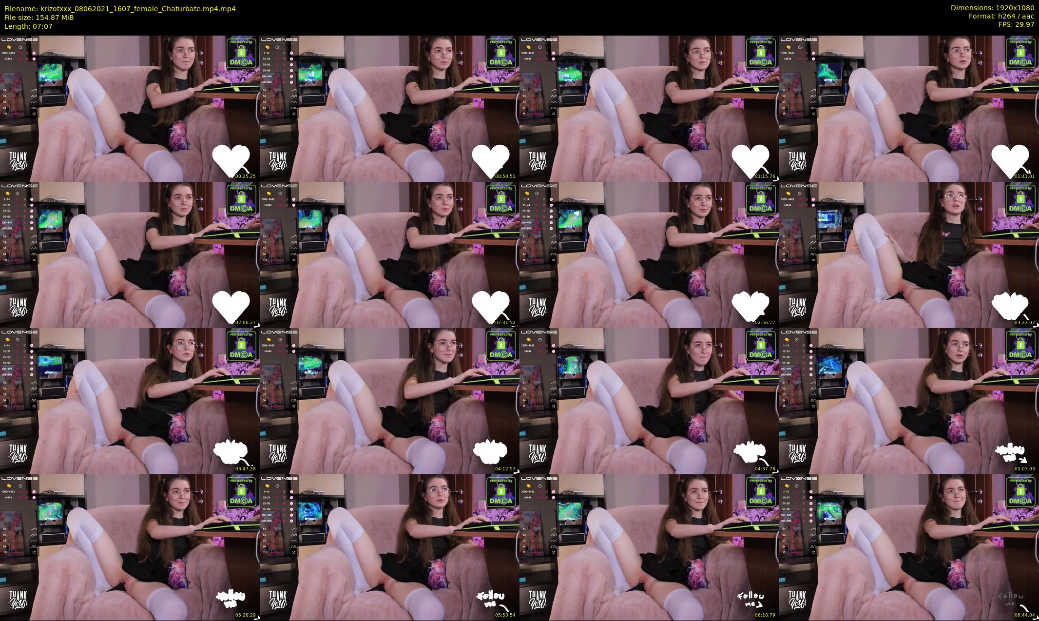 krizotxxx — 8 minute Chaturbate couple cam show recording, 1080p, Jun 8, 2021