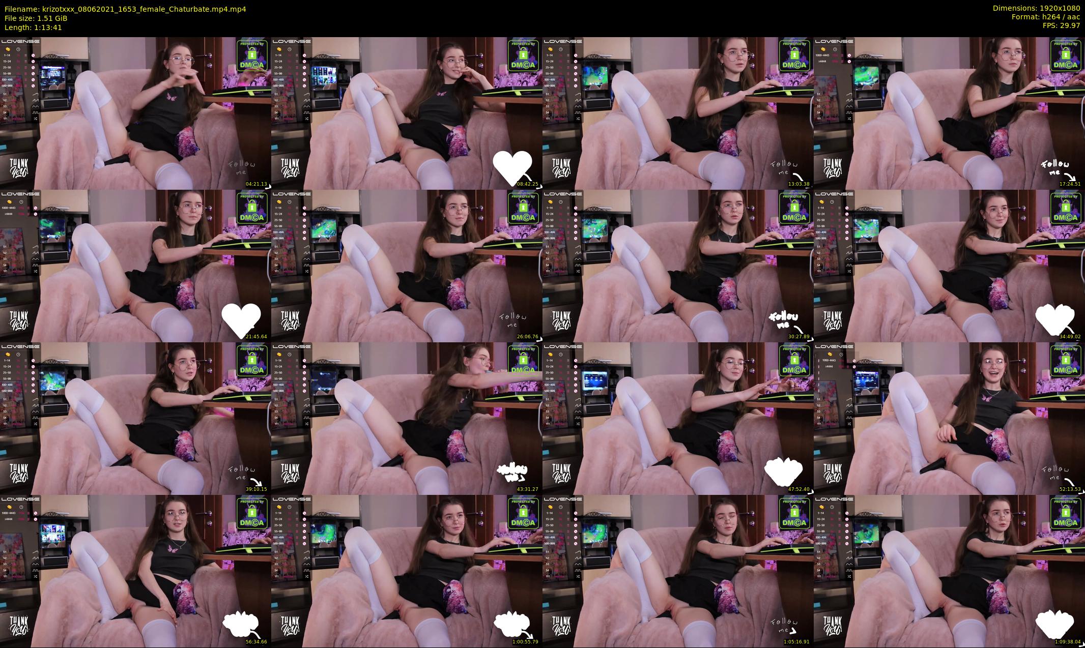 krizotxxx — 74 minute Chaturbate couple cam show recording, 1080p, Jun 8, 2021
