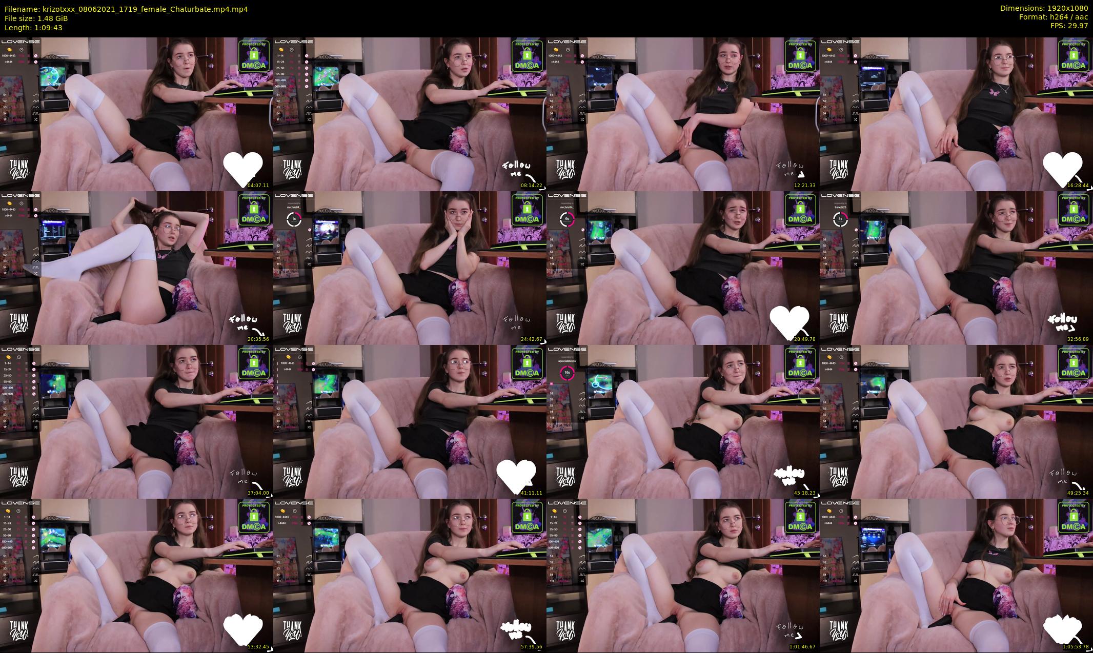 krizotxxx — 70 minute Chaturbate couple cam show recording, 1080p, Jun 8, 2021