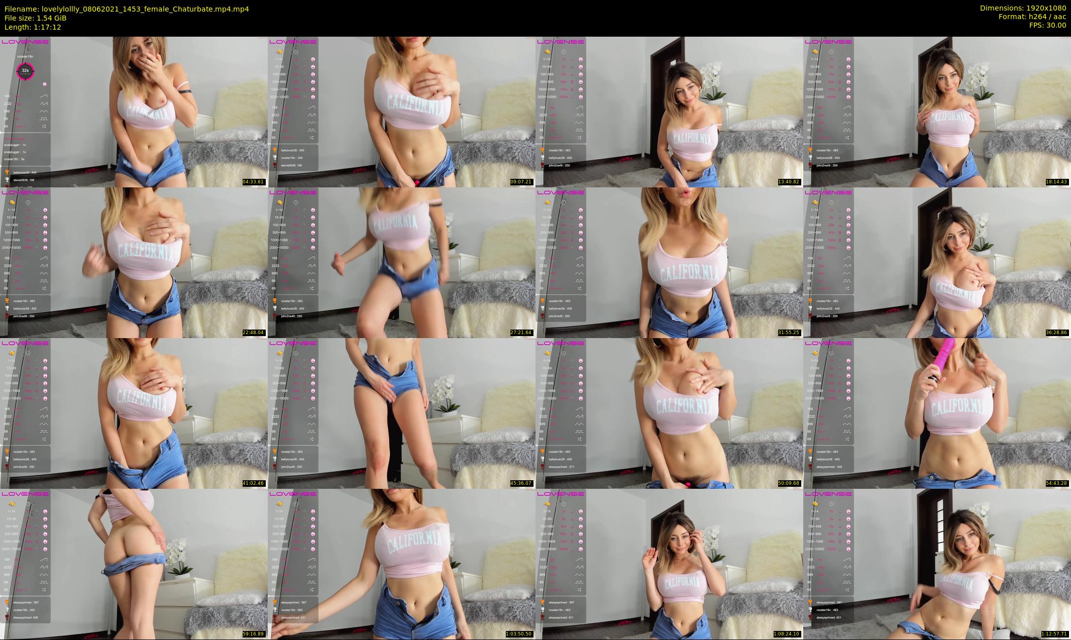 lovelylollly — 78 minute Chaturbate female cam show recording, 1080p, Jun 8, 2021