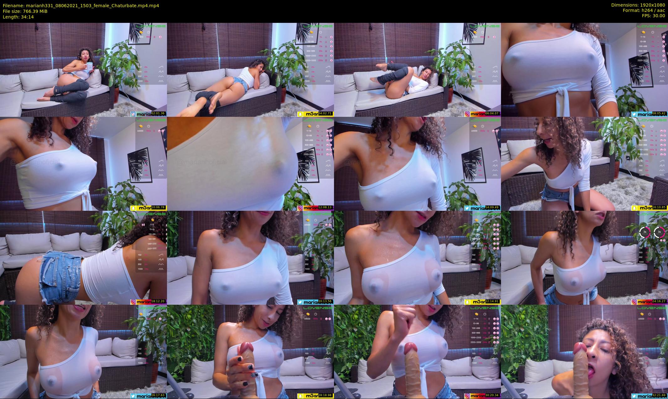 marianh331 — 35 minute Chaturbate female cam show recording, 1080p, Jun 8, 2021