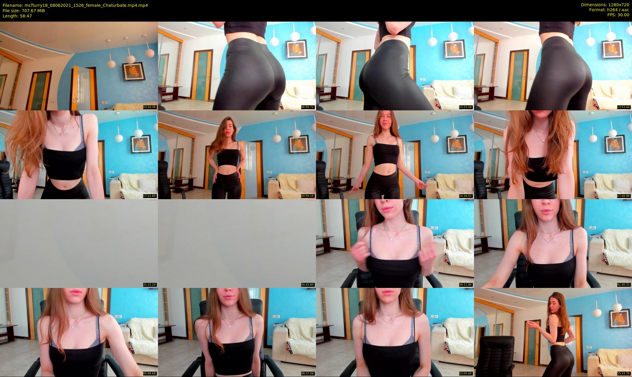 mcflurry18 — 59 minute Chaturbate female cam show recording, 720p, Jun 8, 2021