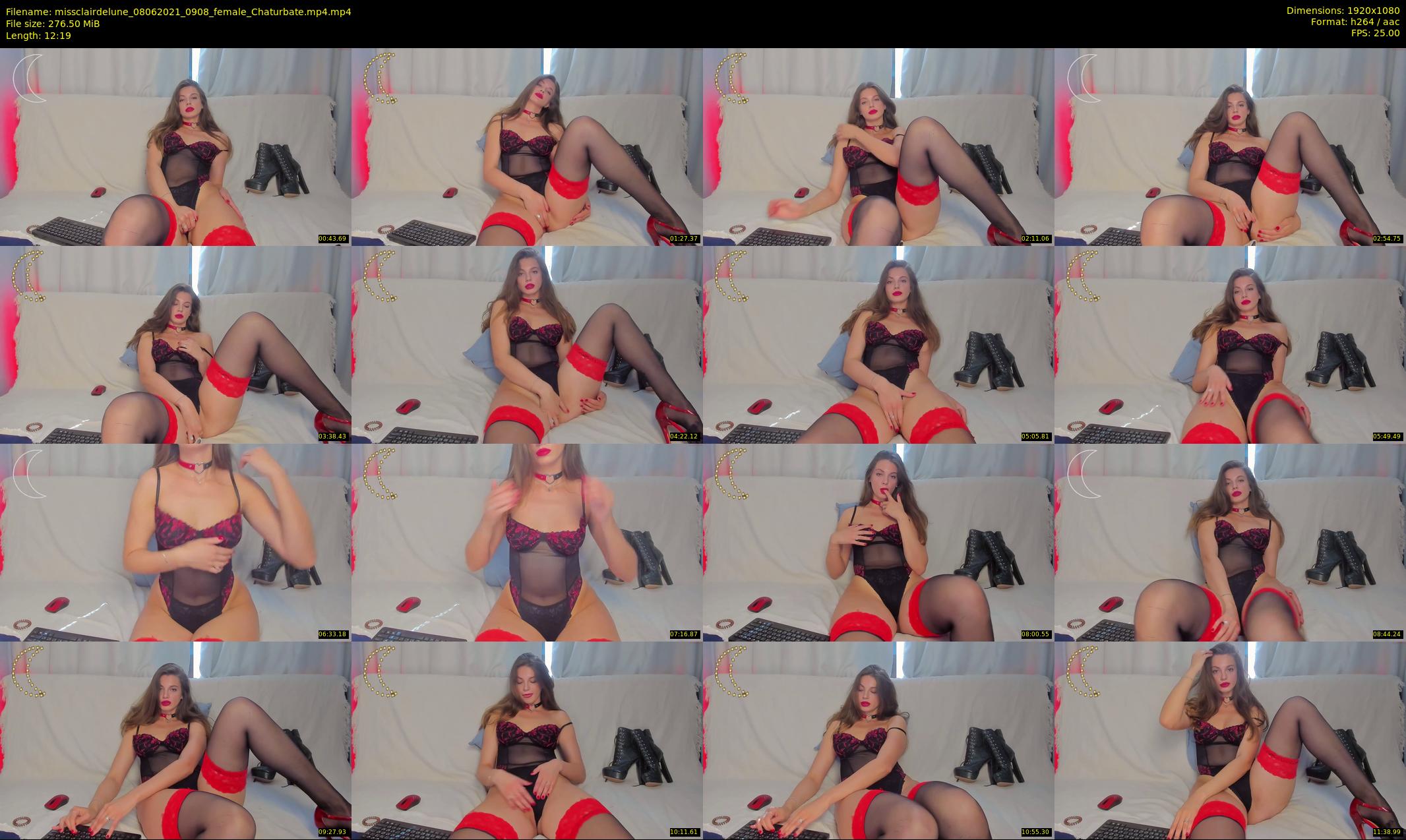 missclairdelune — 13 minute Chaturbate female cam show recording, 1080p, Jun 8, 2021