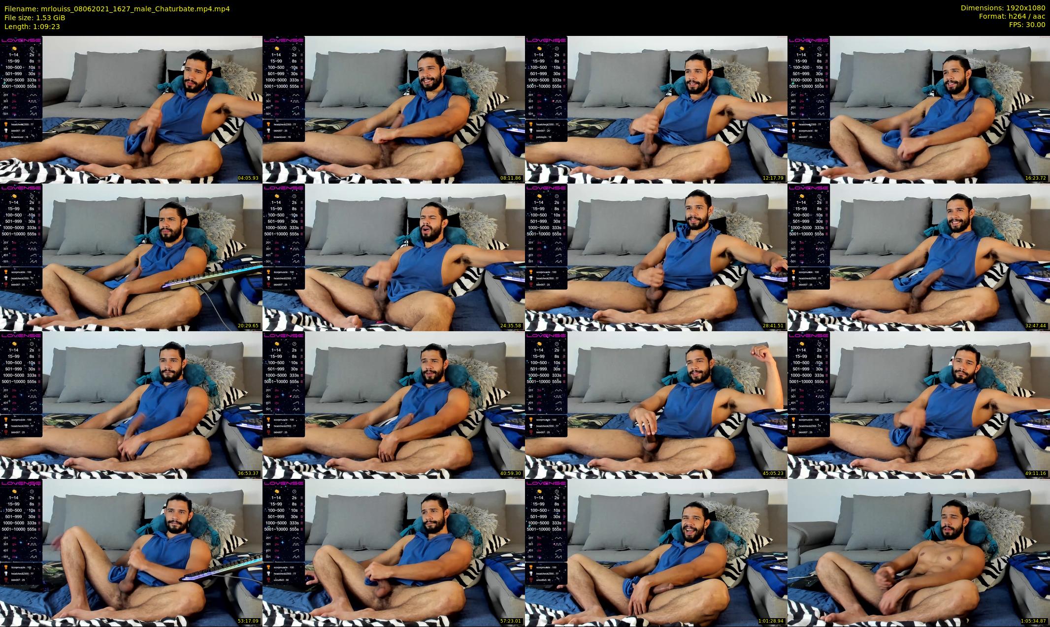 mrlouiss — 70 minute Chaturbate male cam show recording, 1080p, Jun 8, 2021