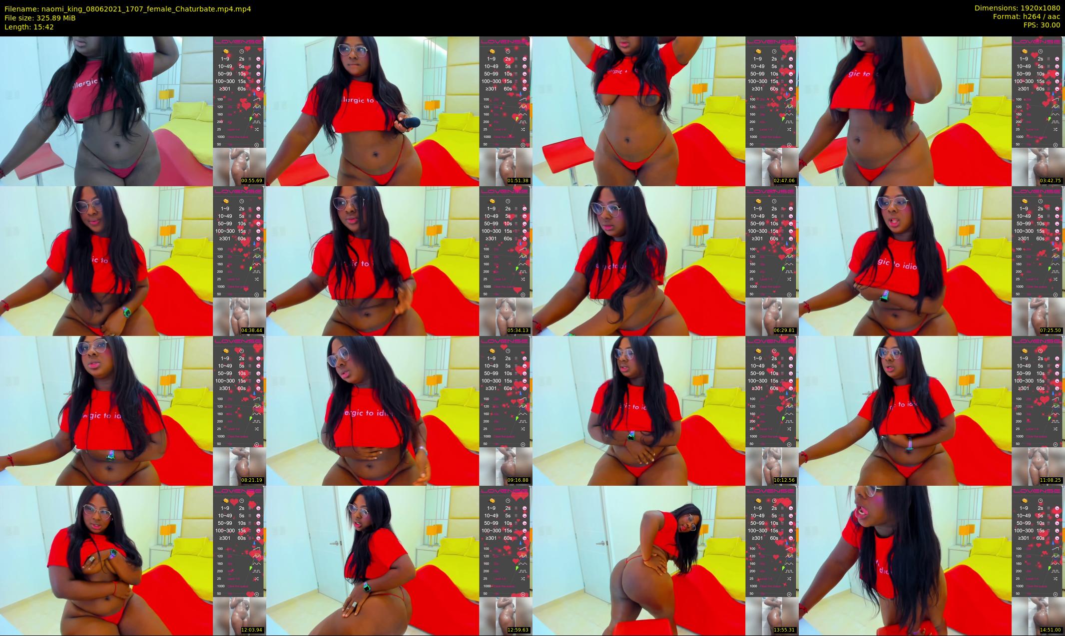 naomi_king — 16 minute Chaturbate female cam show recording, 1080p, Jun 8, 2021