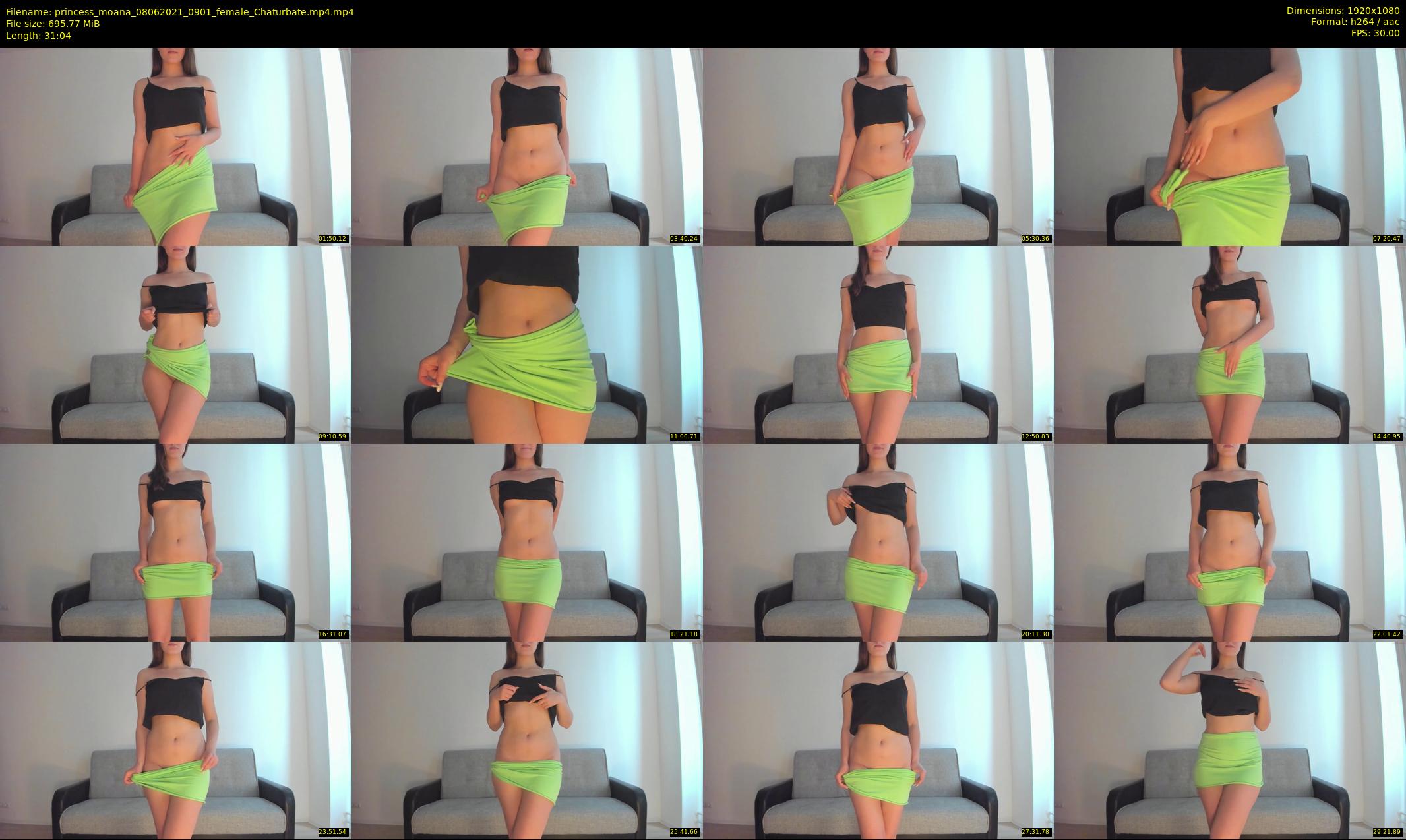 princess_moana — 32 minute Chaturbate female cam show recording, 1080p, Jun 8, 2021