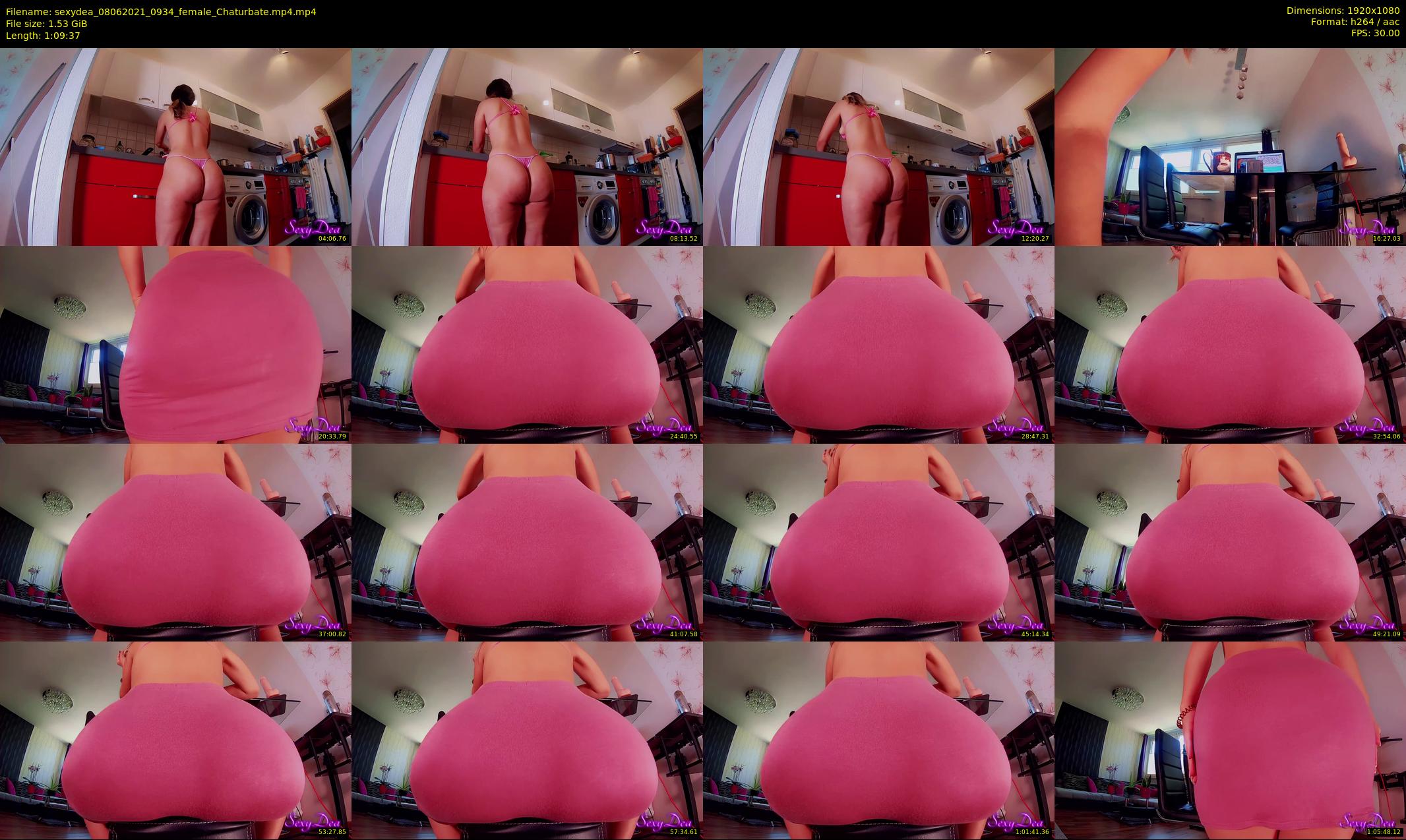 sexydea — 70 minute Chaturbate female cam show recording, 1080p, Jun 8, 2021