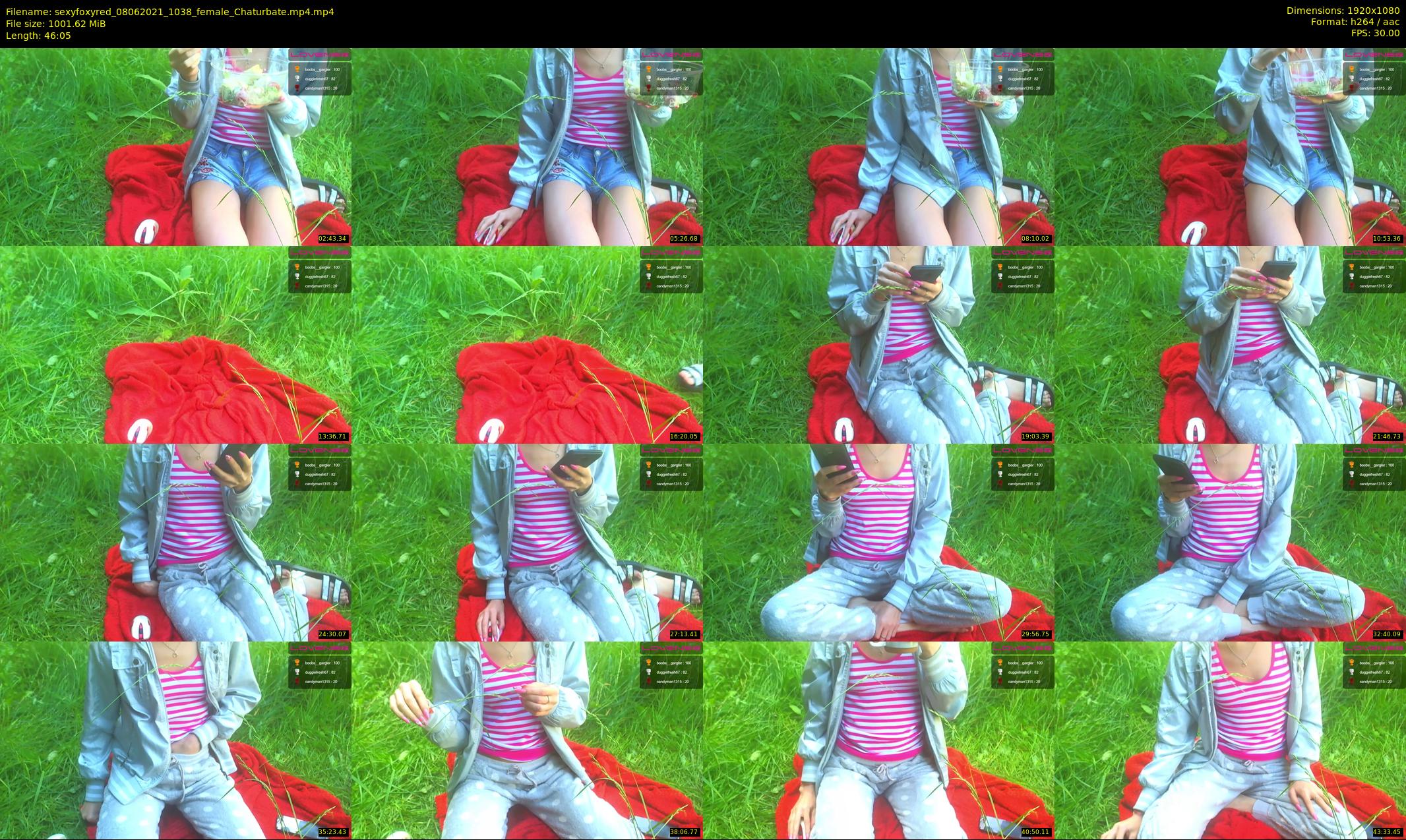 sexyfoxyred — 47 minute Chaturbate female cam show recording, 1080p, Jun 8, 2021