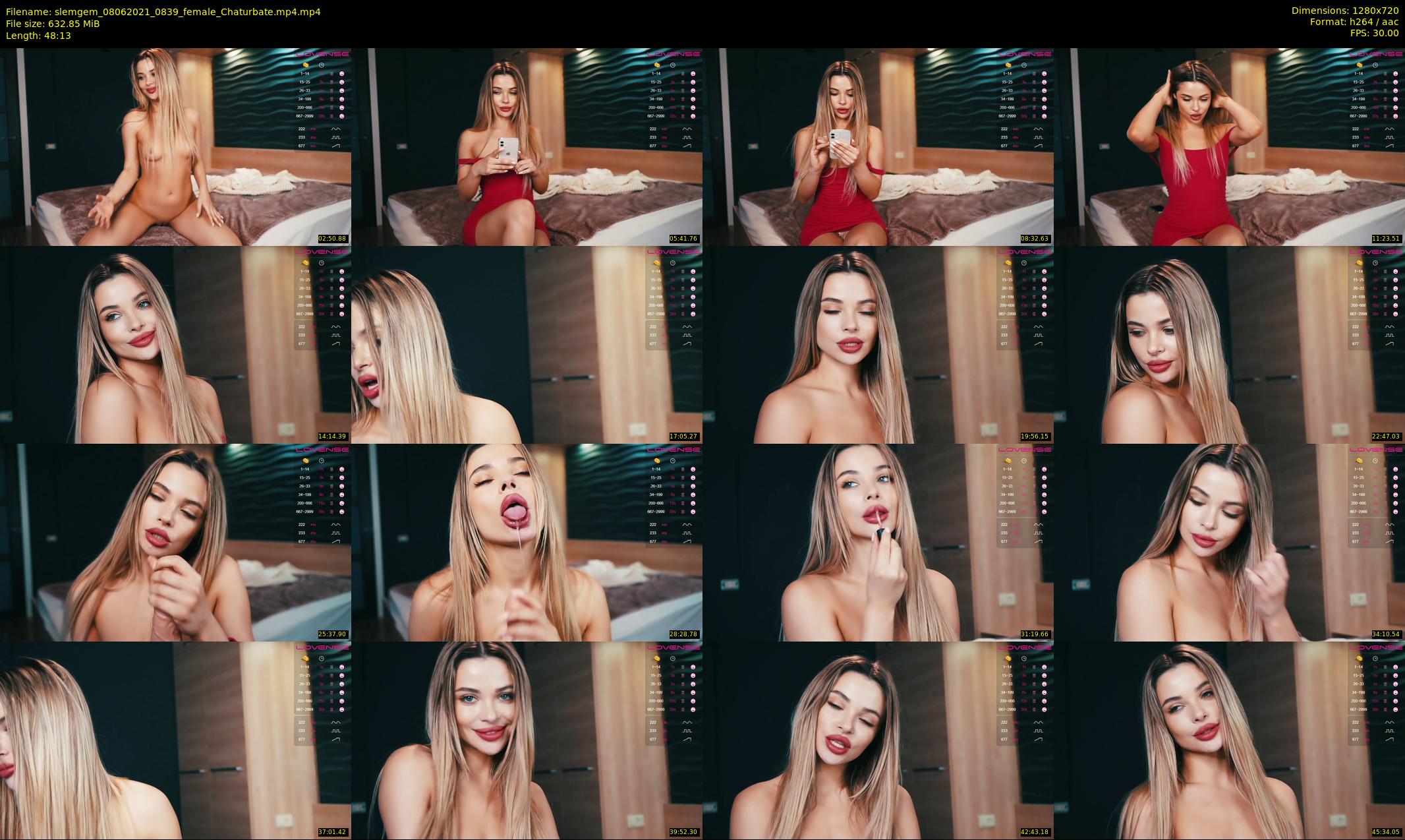 slemgem — 49 minute Chaturbate couple cam show recording, 720p, Jun 8, 2021
