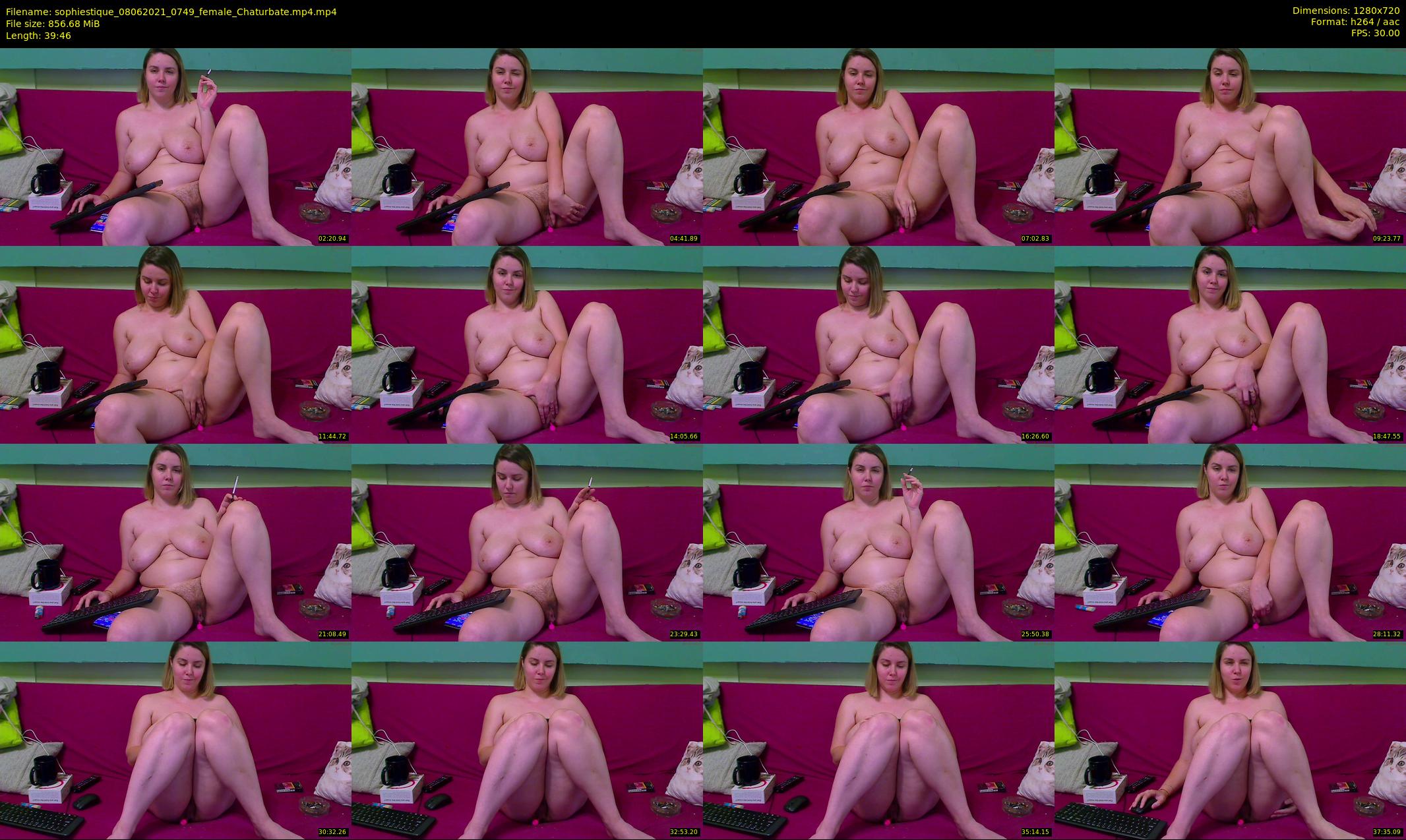 sophiestique — 40 minute Chaturbate female cam show recording, 720p, Jun 8, 2021