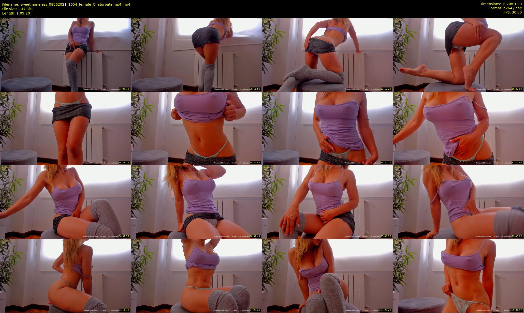 sweetnameless — 70 minute Chaturbate couple cam show recording, 1080p, Jun 8, 2021