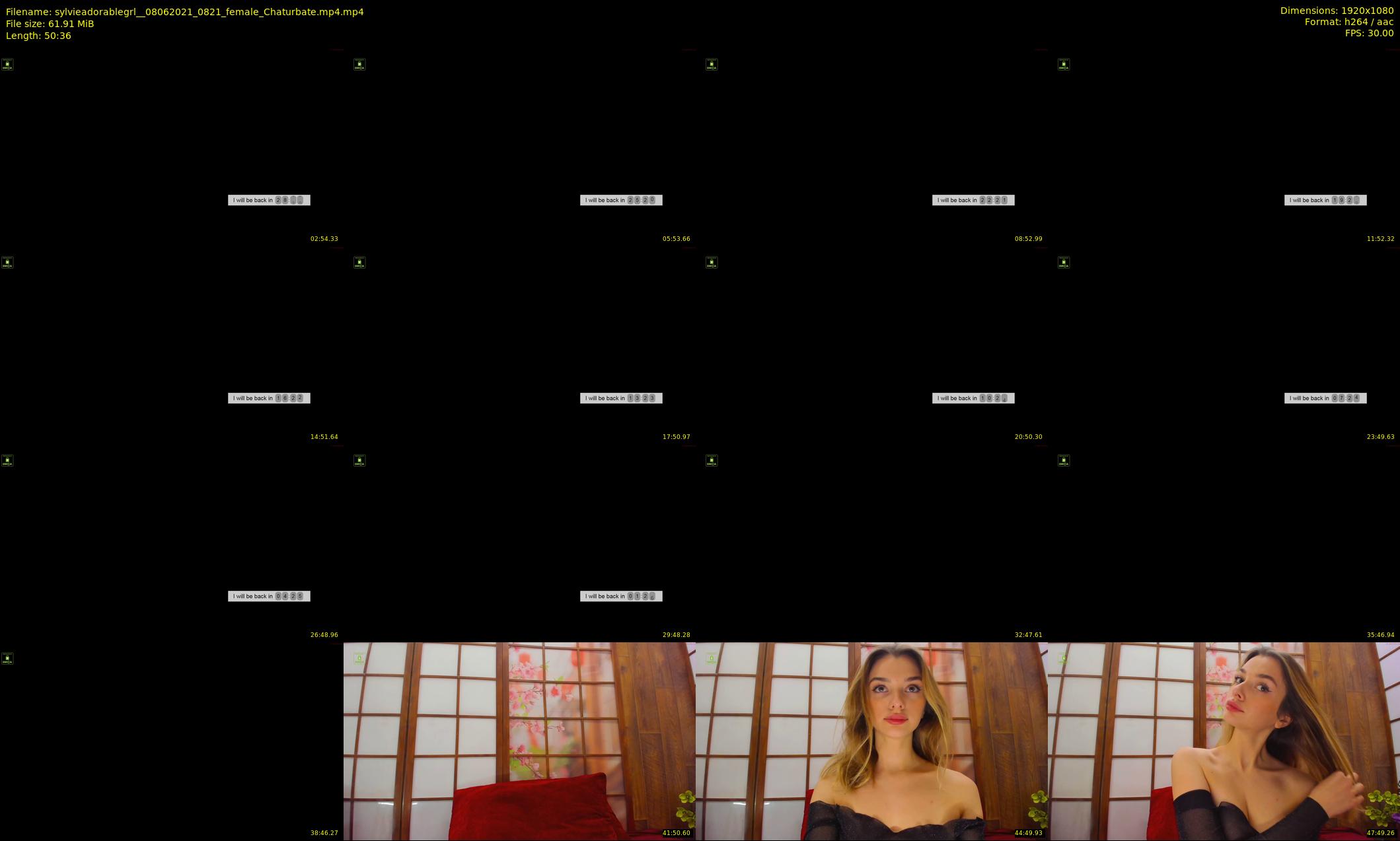 sylvieadorablegrl_ — 51 minute Chaturbate female cam show recording, 1080p, Jun 8, 2021