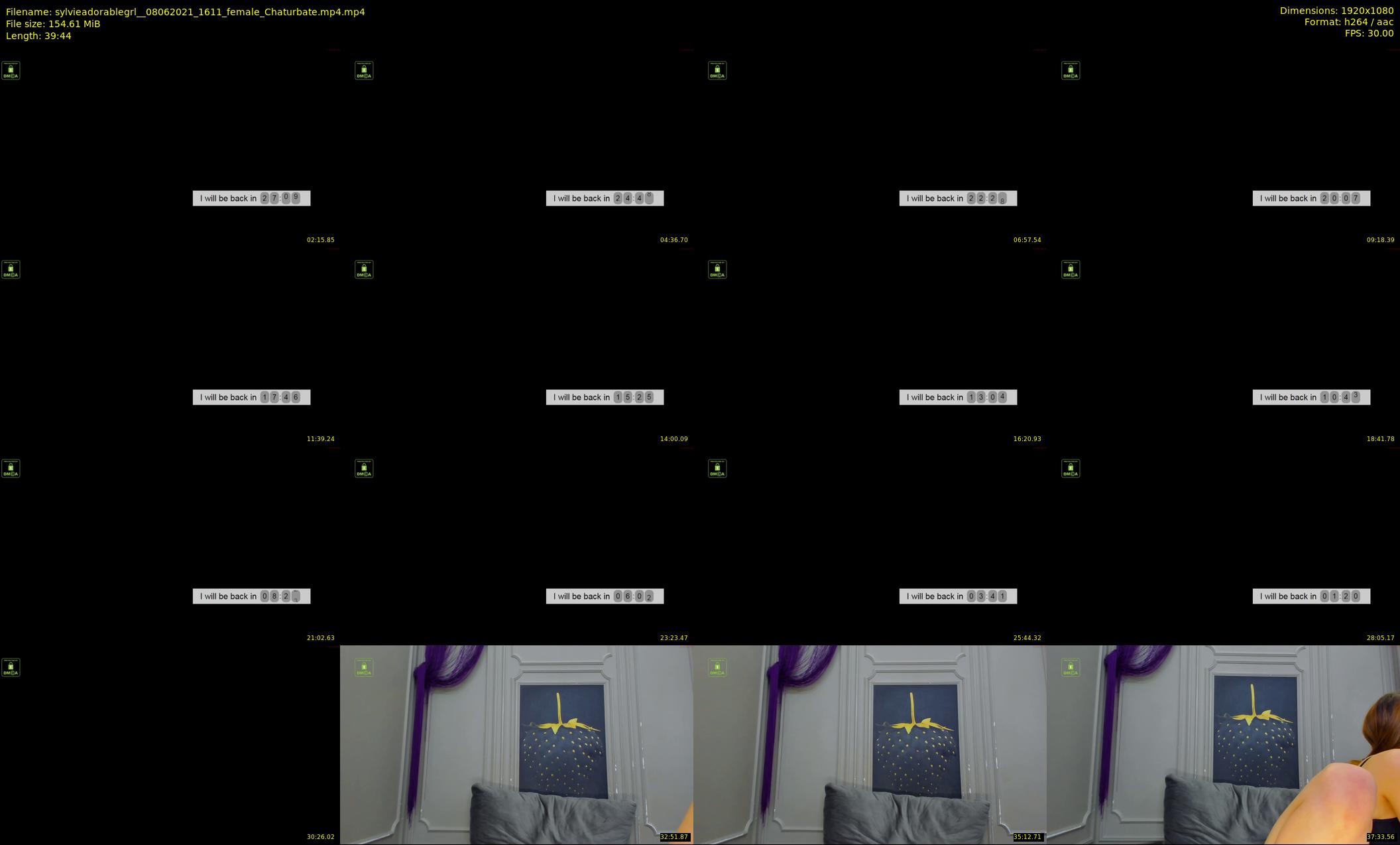 sylvieadorablegrl_ — 40 minute Chaturbate female cam show recording, 1080p, Jun 8, 2021
