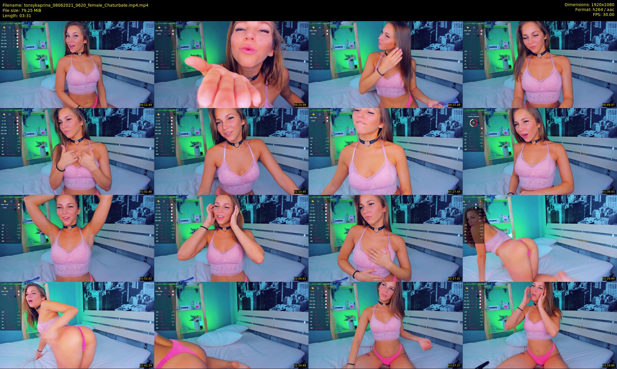 tonsykaprina — 4 minute Chaturbate couple cam show recording, 1080p, Jun 8, 2021