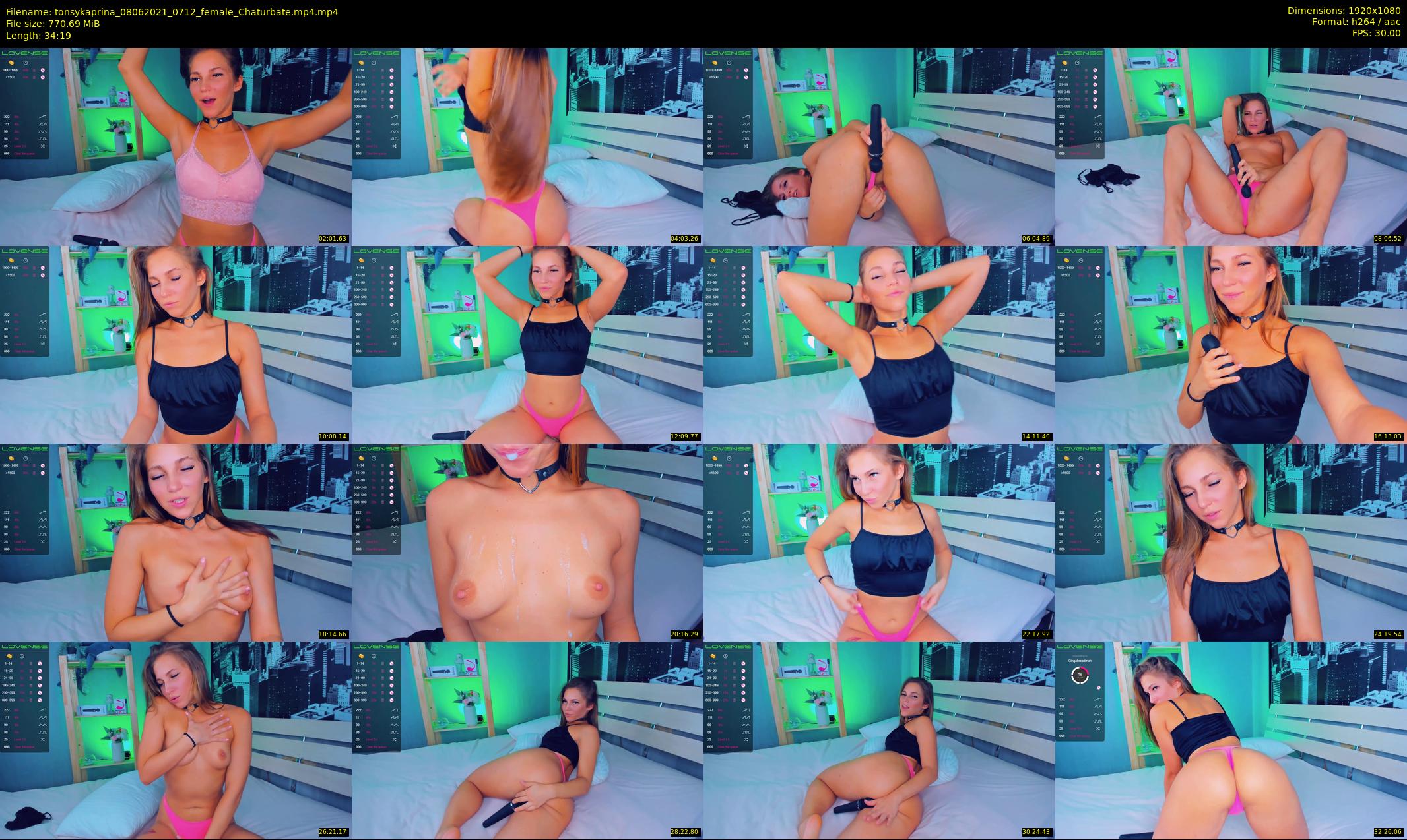 tonsykaprina — 35 minute Chaturbate couple cam show recording, 1080p, Jun 8, 2021