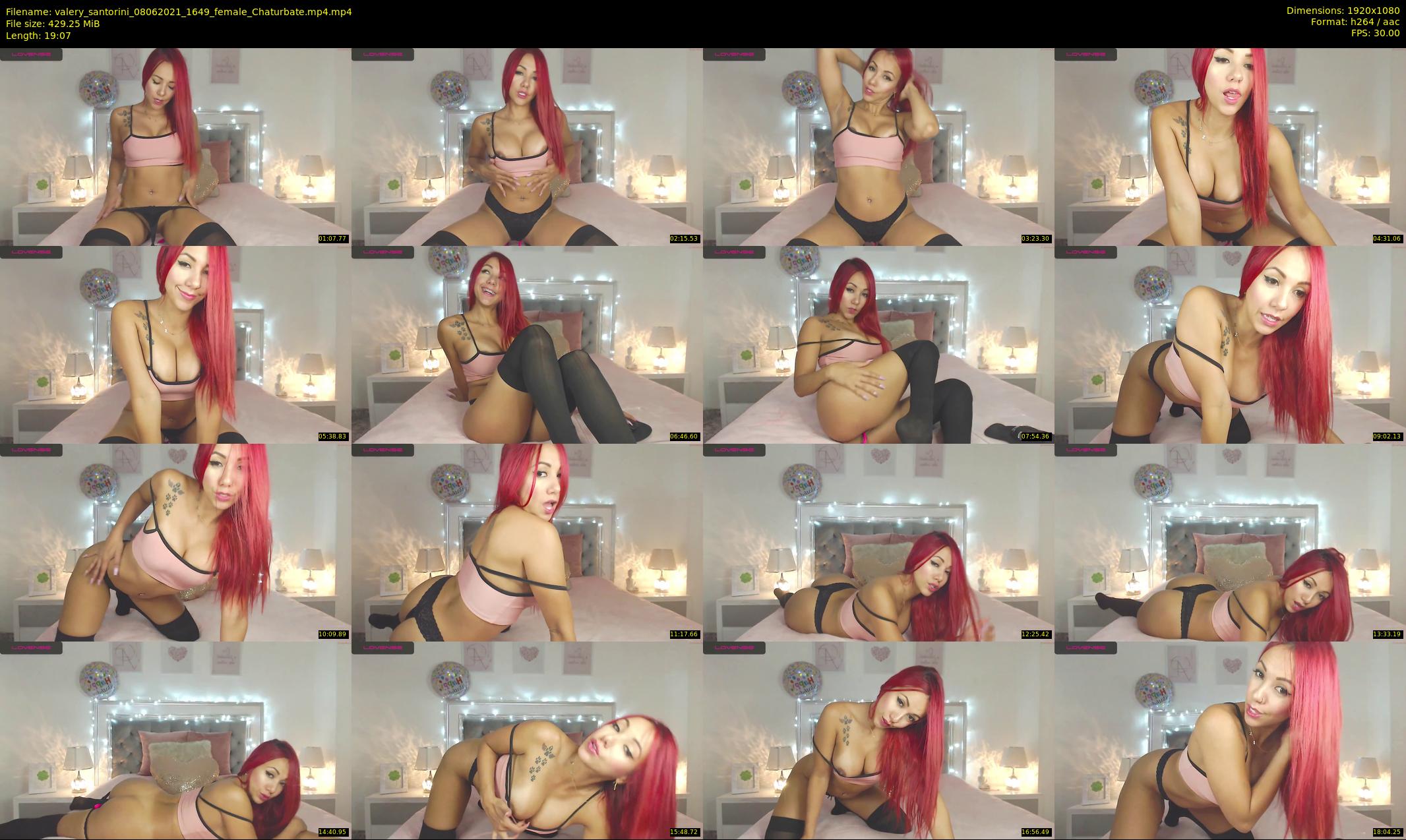 valery_santorini — 20 minute Chaturbate female cam show recording, 1080p, Jun 8, 2021
