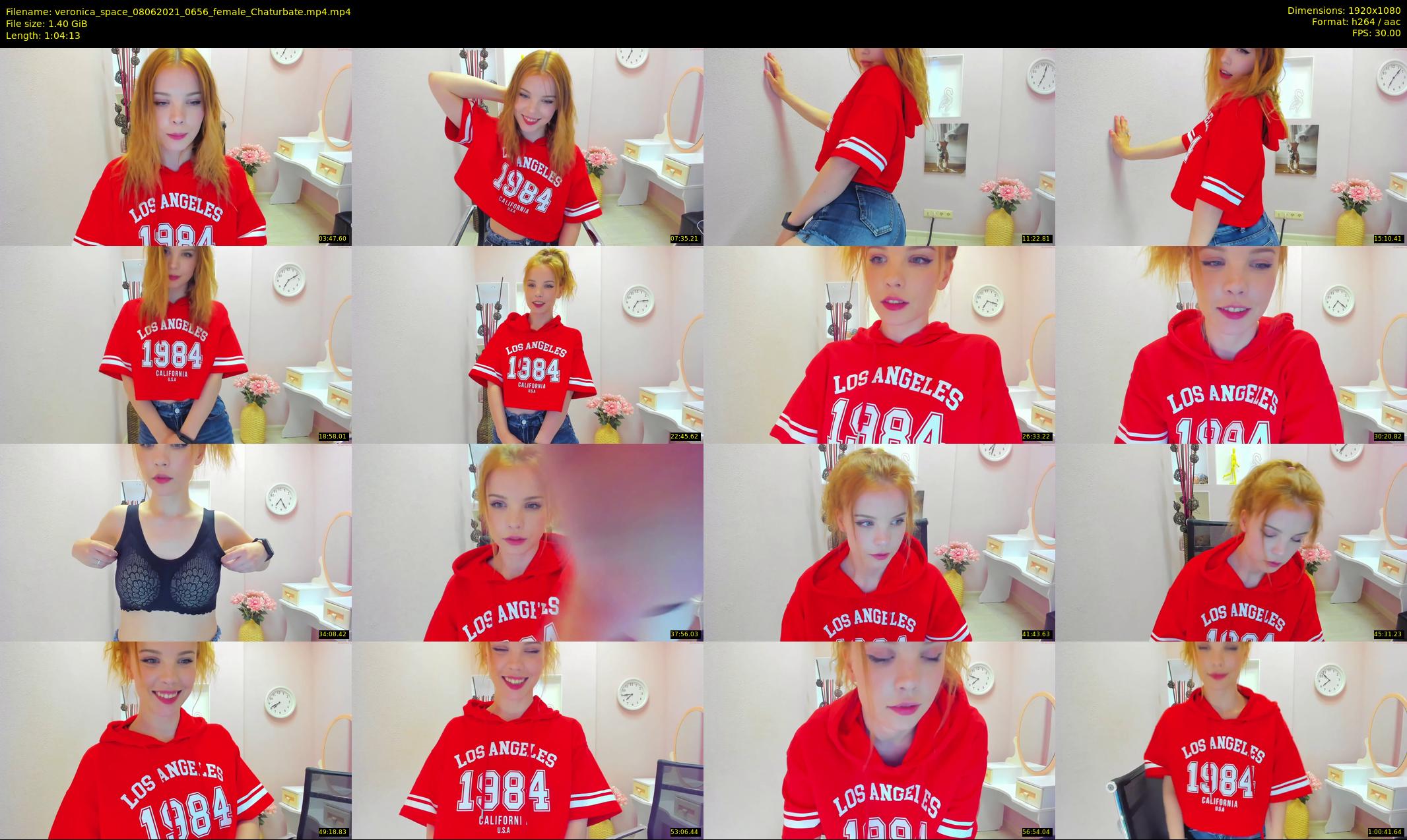 veronica_space — 65 minute Chaturbate female cam show recording, 1080p, Jun 8, 2021