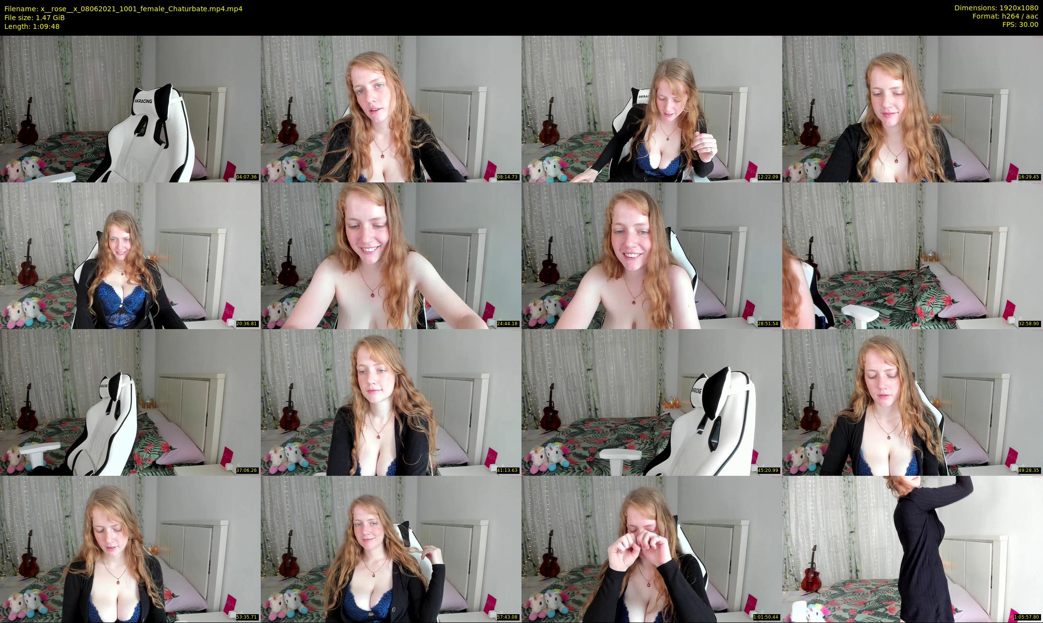 x__rose__x — 70 minute Chaturbate female cam show recording, 1080p, Jun 8, 2021