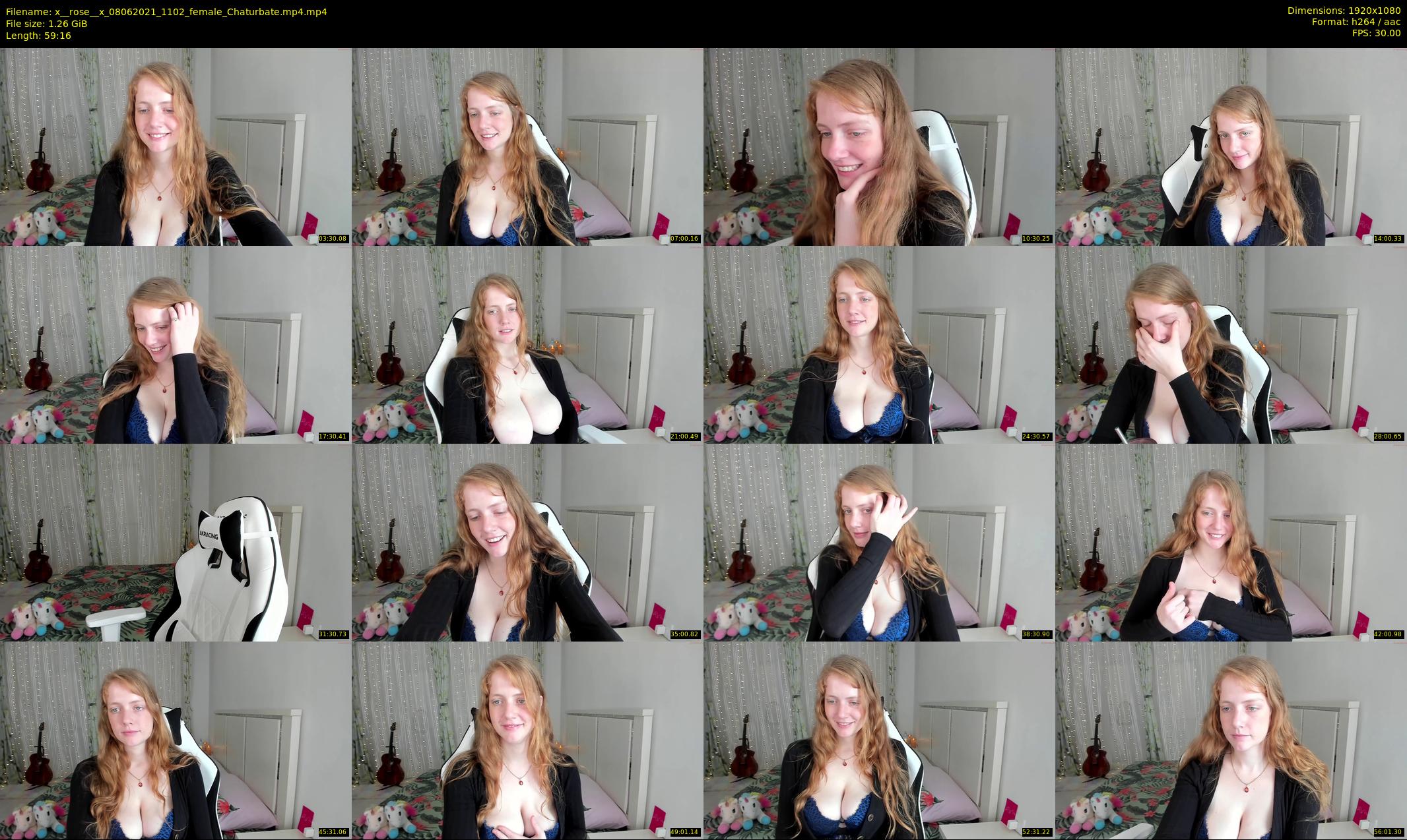 x__rose__x — 60 minute Chaturbate female cam show recording, 1080p, Jun 8, 2021