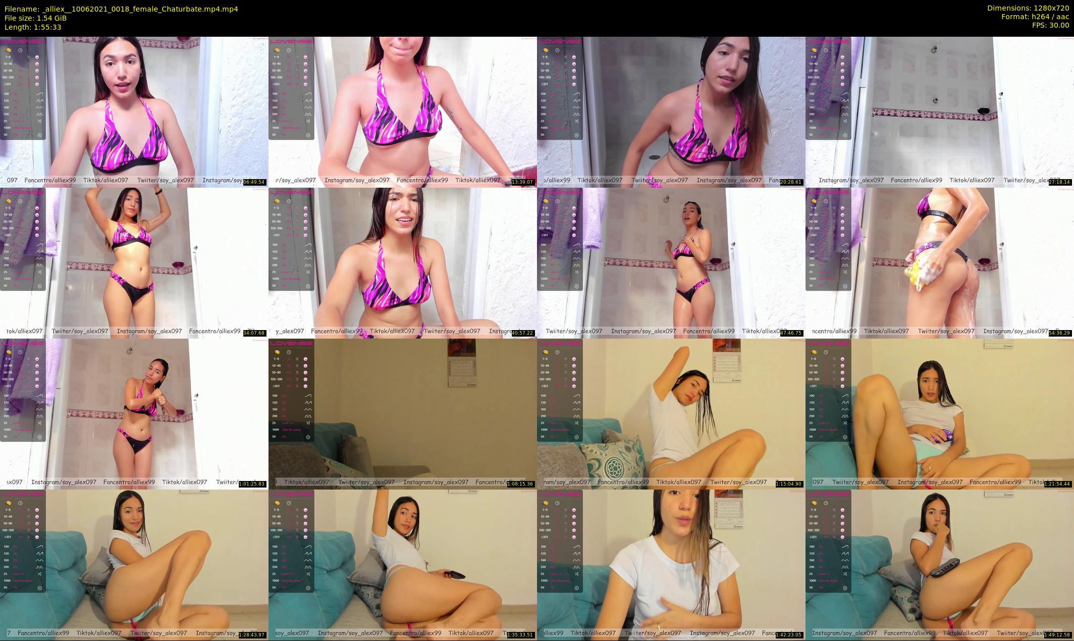 _alliex_ — 116 minute Chaturbate female cam show recording, 720p, Jun 10, 2021