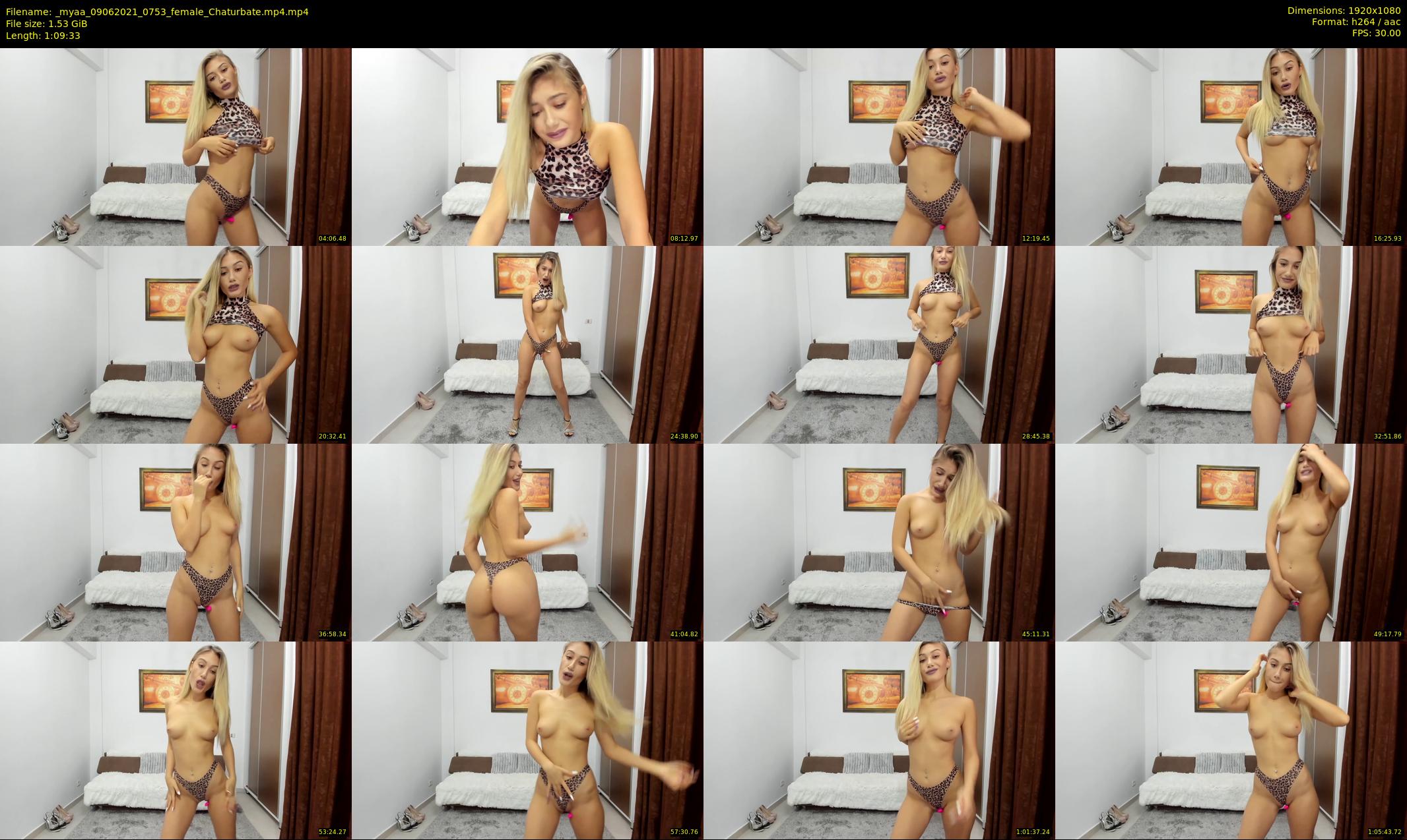 _myaa — 70 minute Chaturbate female cam show recording, 1080p, Jun 9, 2021