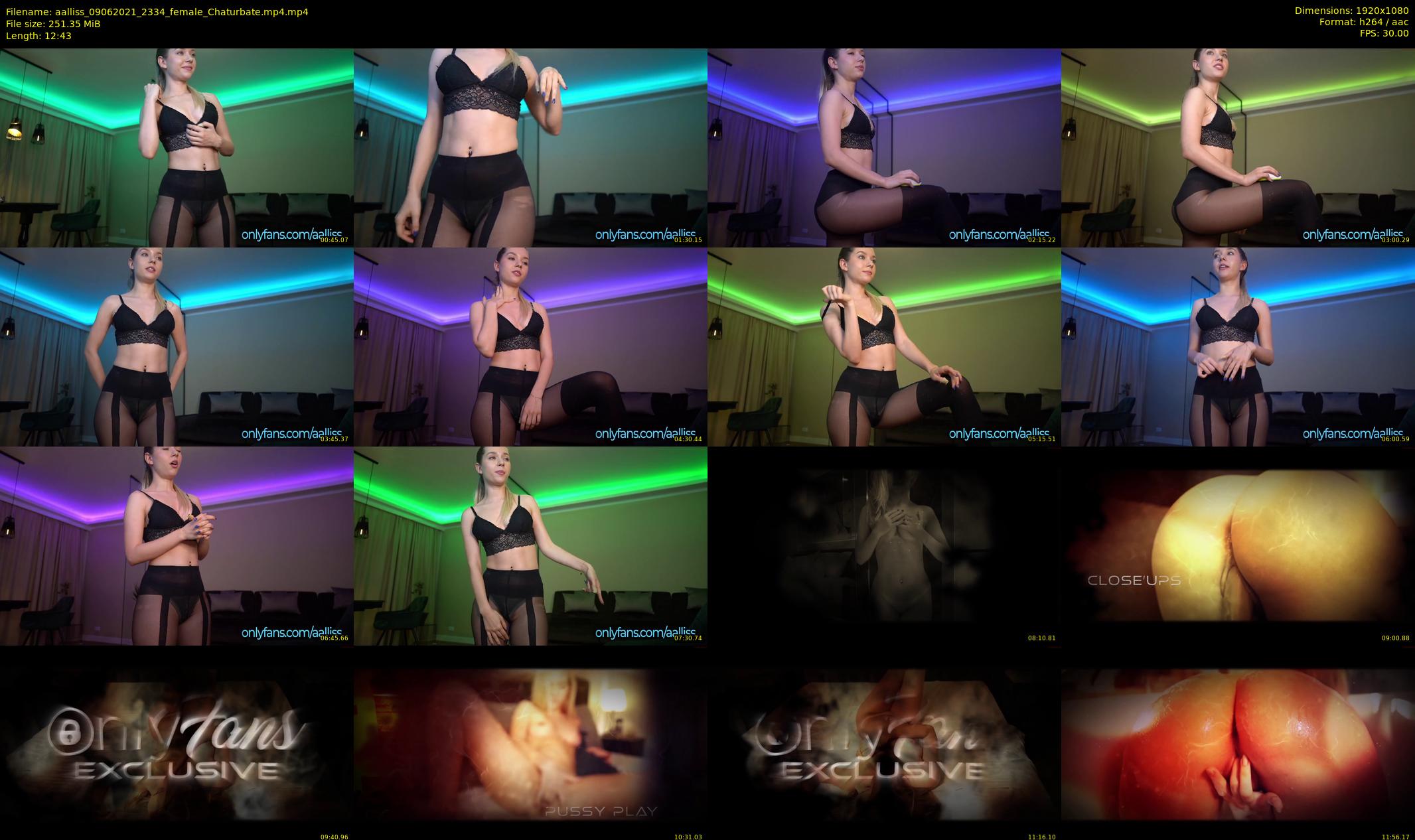 aalliss — 13 minute Chaturbate female cam show recording, 1080p, Jun 9, 2021