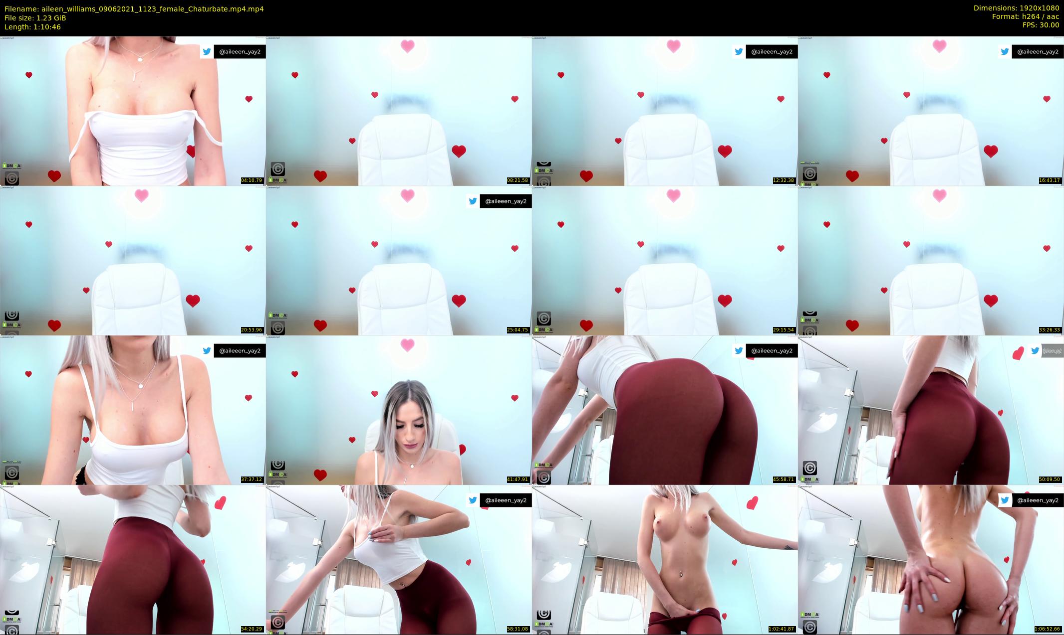 aileen_williams — 71 minute Chaturbate female cam show recording, 1080p, Jun 9, 2021