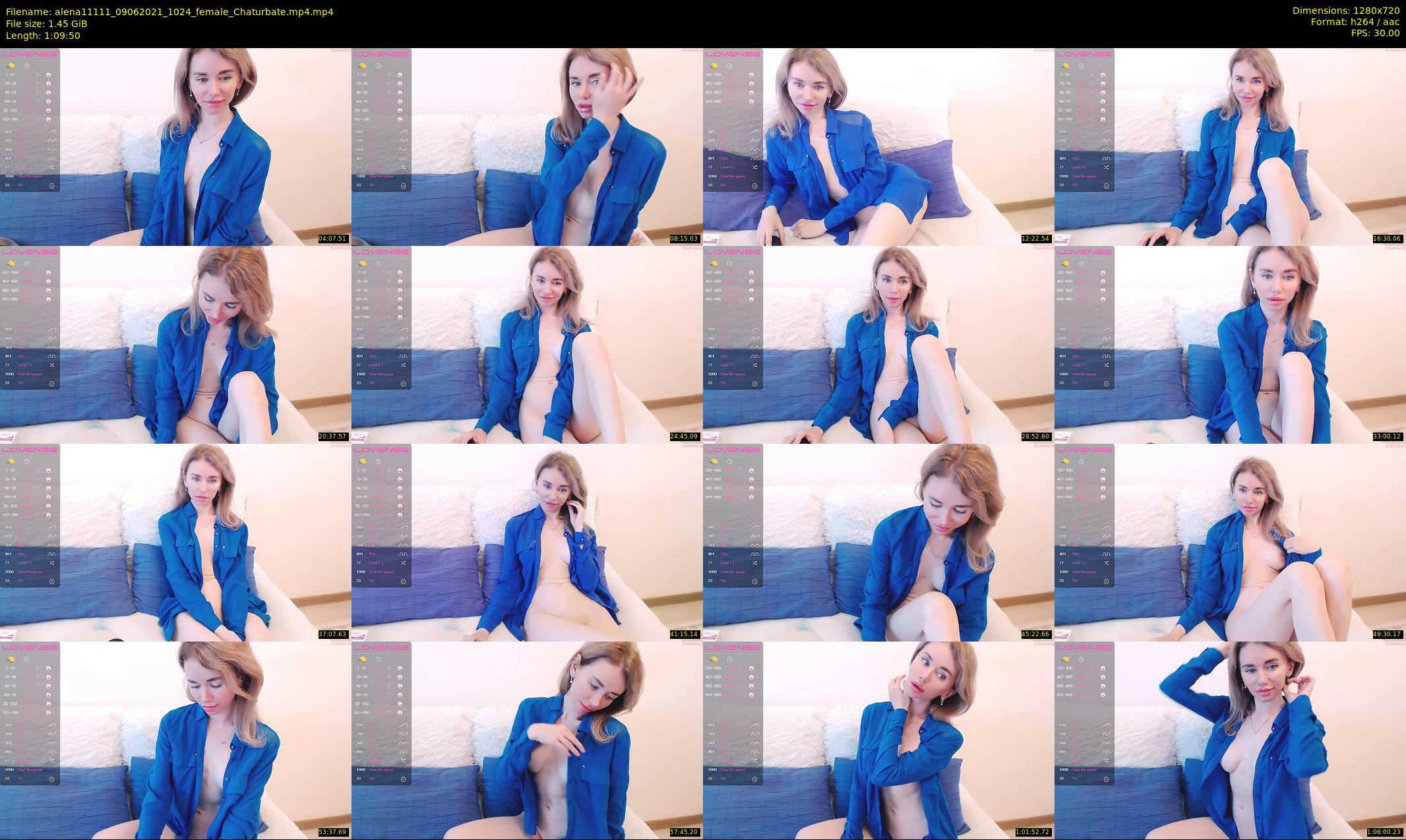 alena11111 — 70 minute Chaturbate female cam show recording, 720p, Jun 9, 2021
