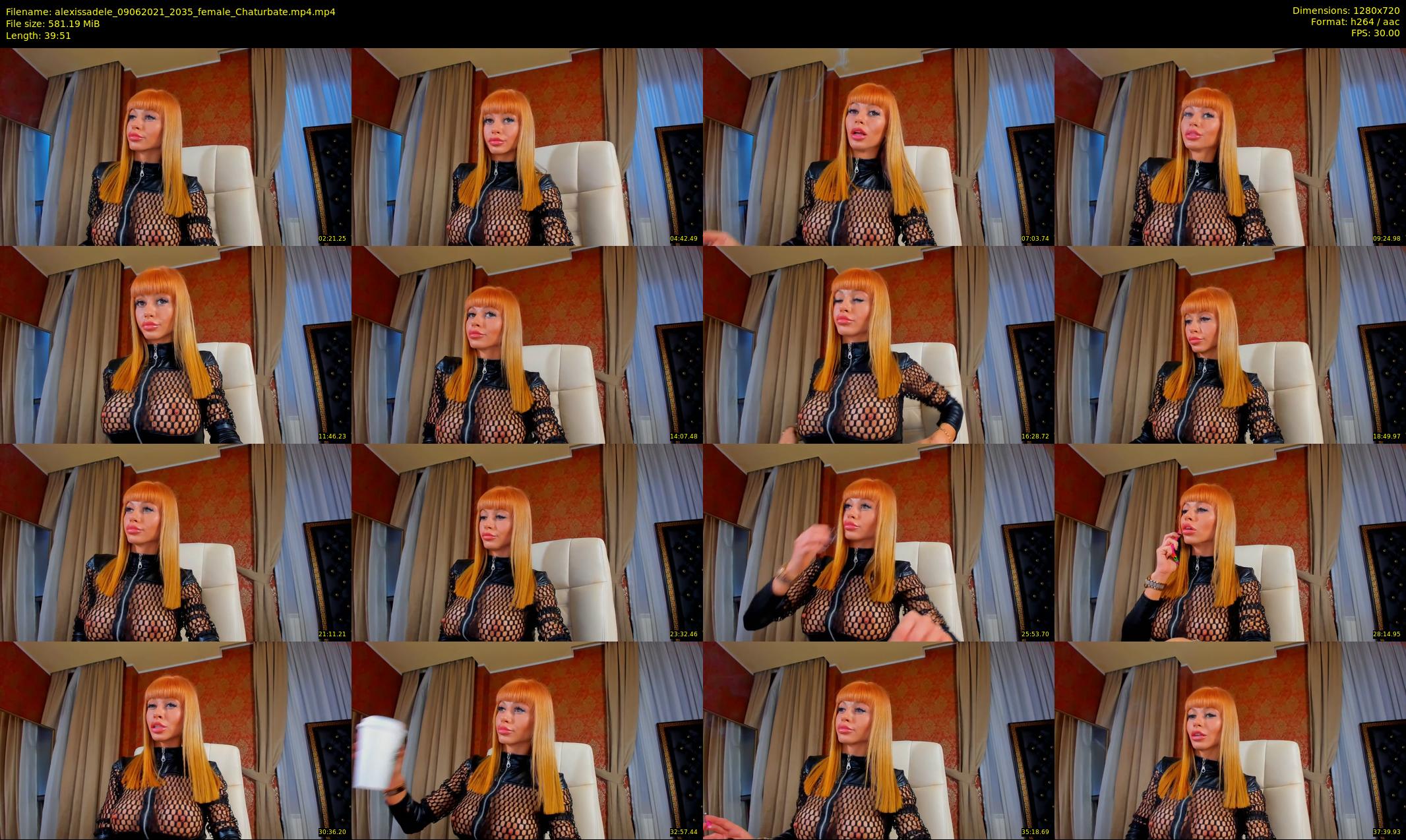 alexissadele — 40 minute Chaturbate female cam show recording, 720p, Jun 9, 2021