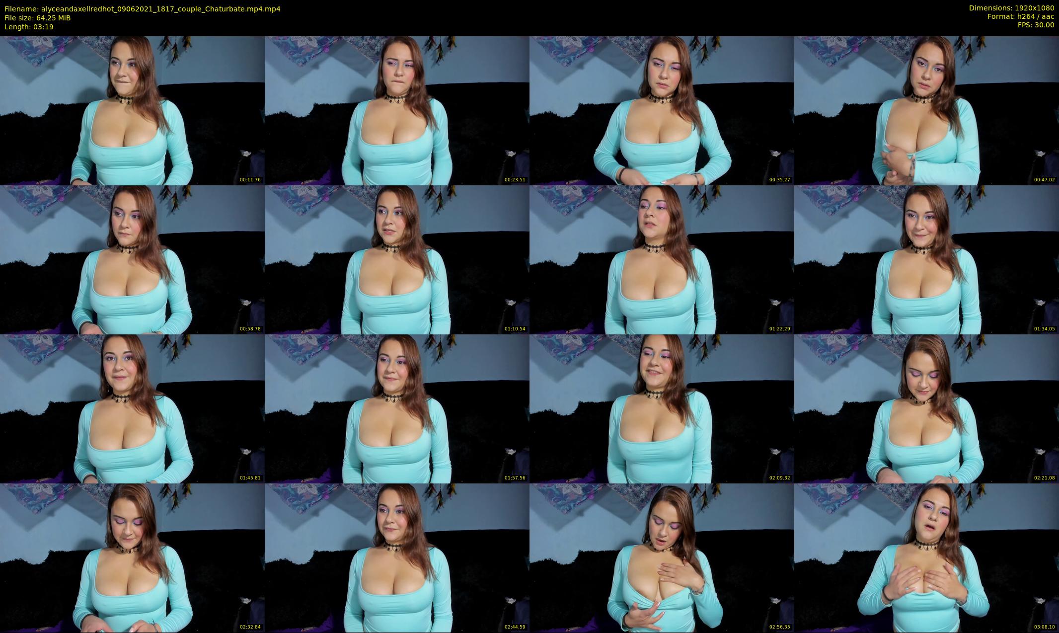 alyceandaxellredhot — 4 minute Chaturbate couple cam show recording, 1080p, Jun 9, 2021