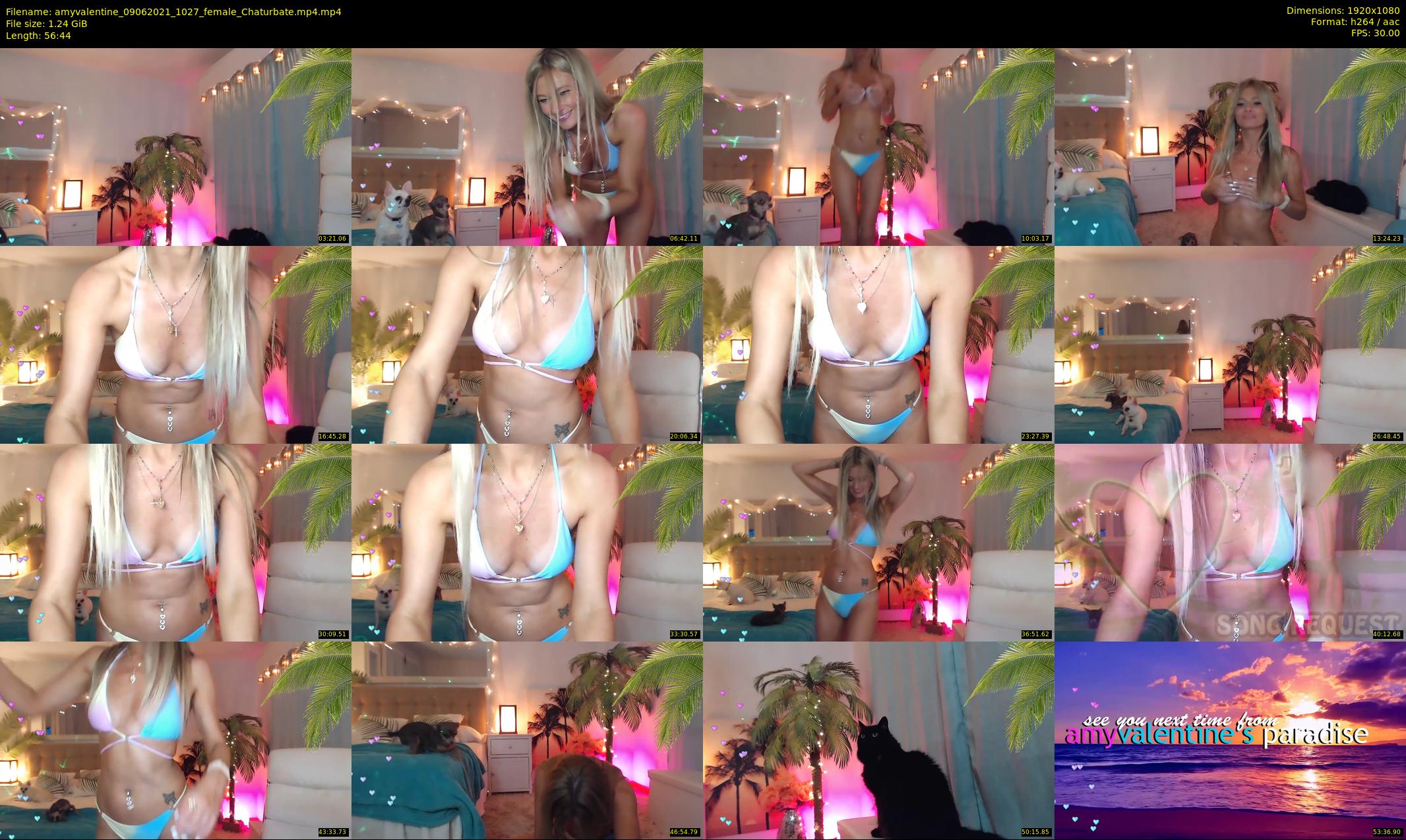 amyvalentine — 57 minute Chaturbate female cam show recording, 1080p, Jun 9, 2021