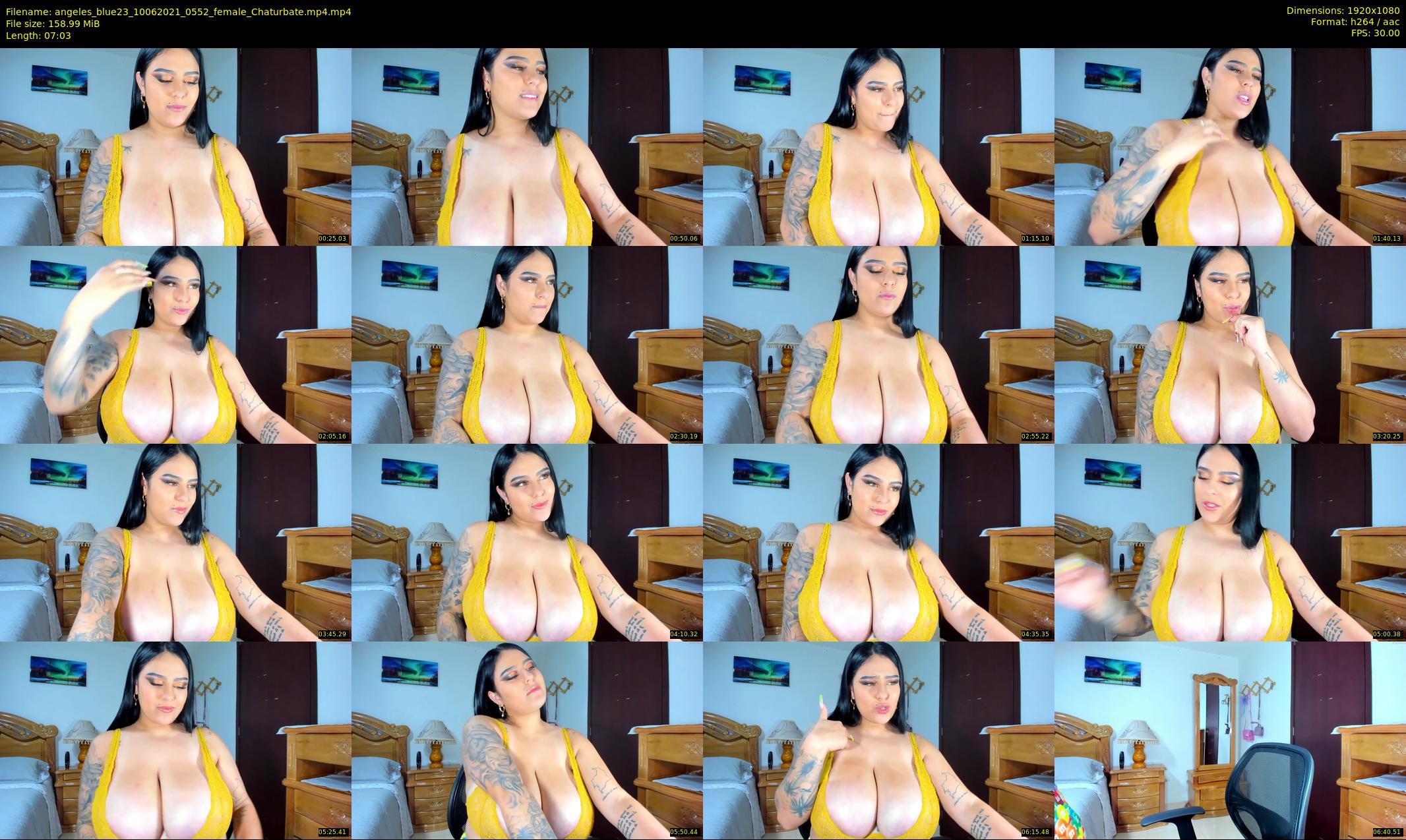 angeles_blue23 — 8 minute Chaturbate female cam show recording, 1080p, Jun 10, 2021