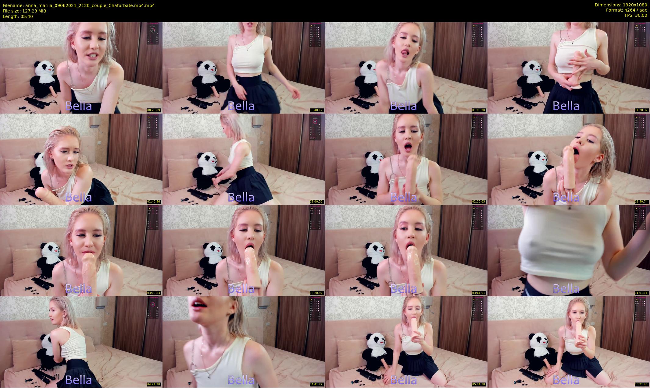 anna_mariia — 6 minute Chaturbate couple cam show recording, 1080p, Jun 9, 2021