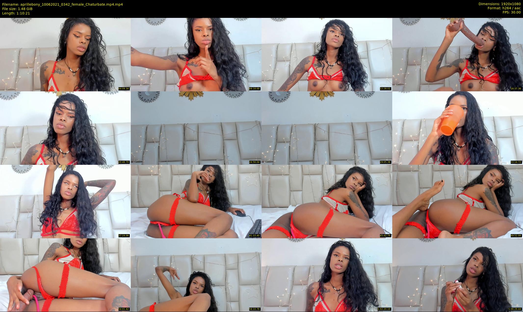 aprillebony — 71 minute Chaturbate female cam show recording, 1080p, Jun 10, 2021