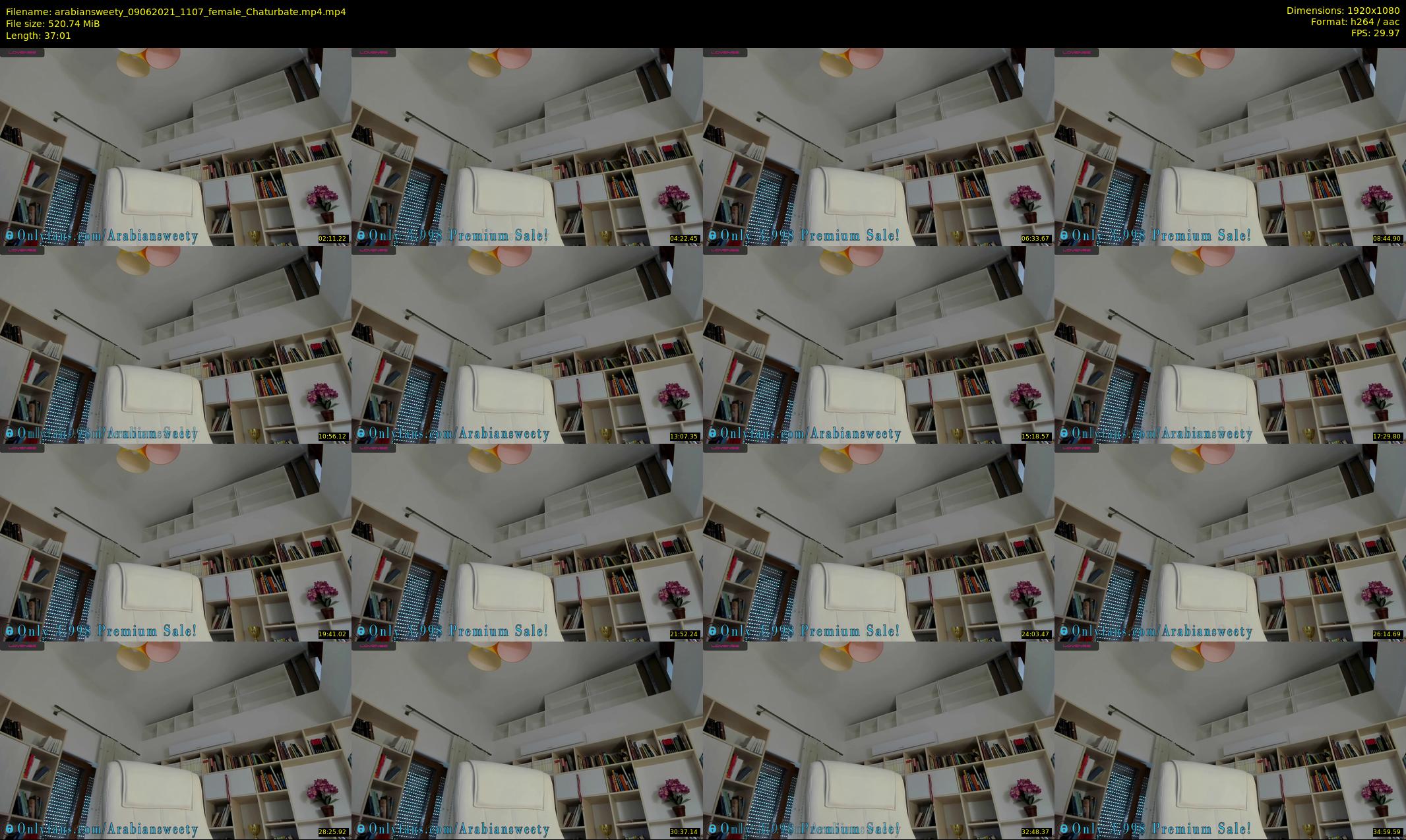 arabiansweety — 38 minute Chaturbate female cam show recording, 1080p, Jun 9, 2021