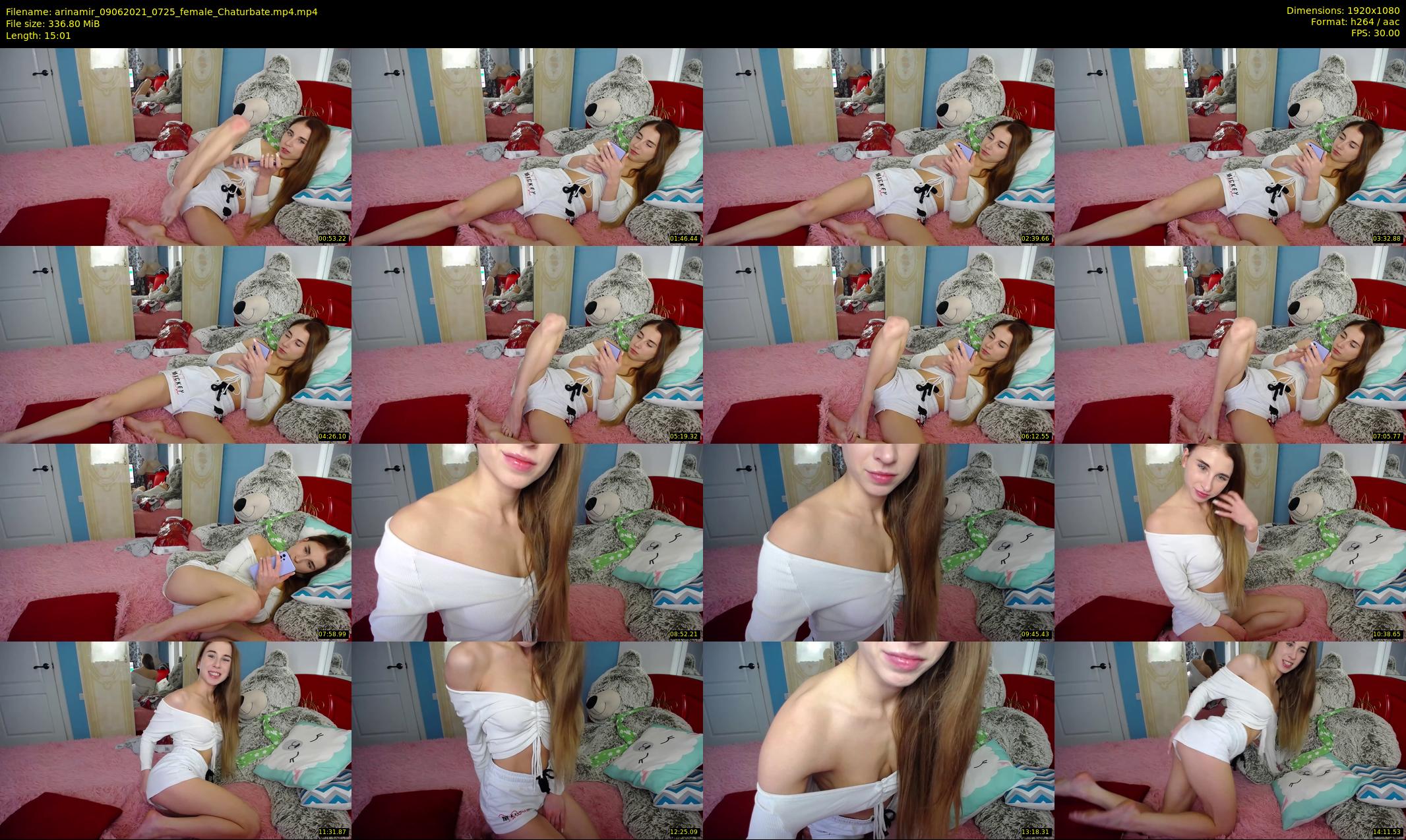 arinamir — 16 minute Chaturbate female cam show recording, 1080p, Jun 9, 2021