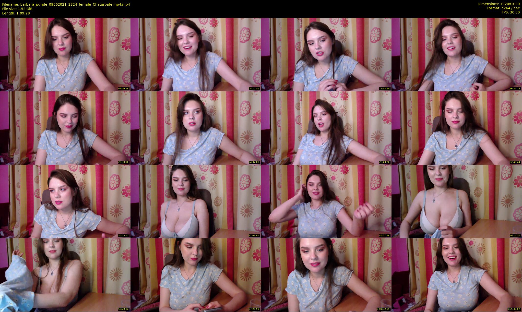 barbara_purple — 70 minute Chaturbate female cam show recording, 1080p, Jun 9, 2021
