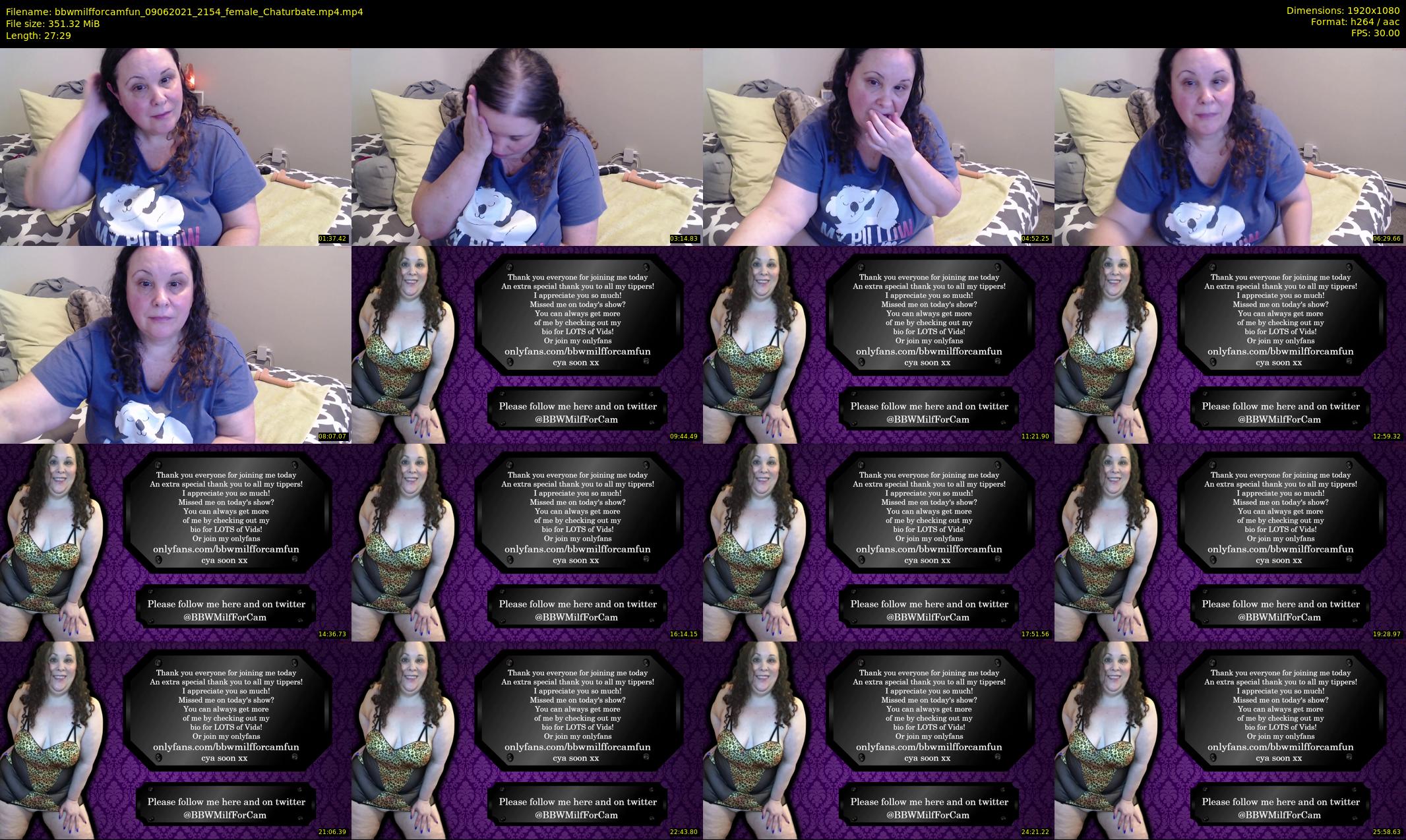 bbwmilfforcamfun — 28 minute Chaturbate female cam show recording, 1080p, Jun 9, 2021