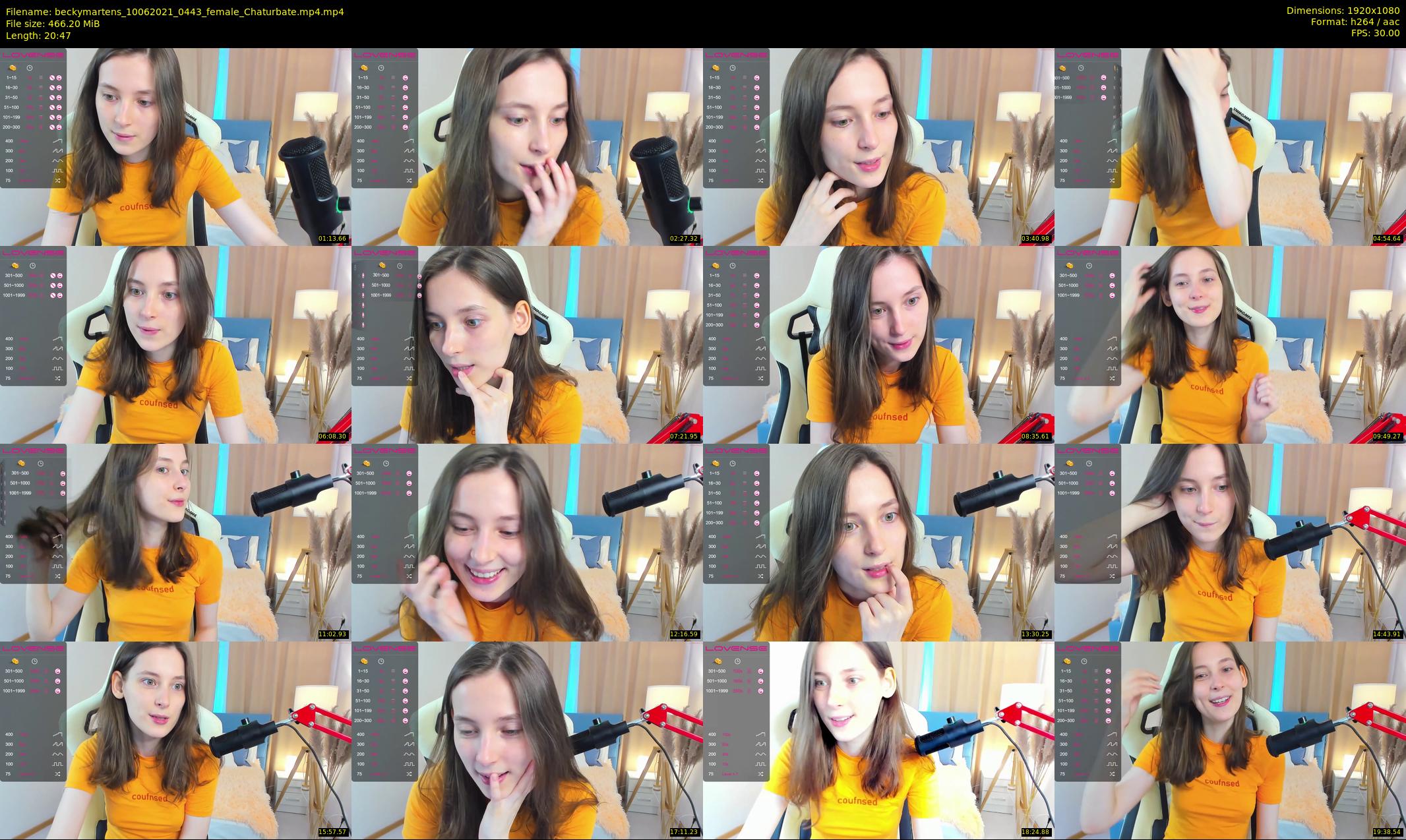 beckymartens — 21 minute Chaturbate female cam show recording, 1080p, Jun 10, 2021