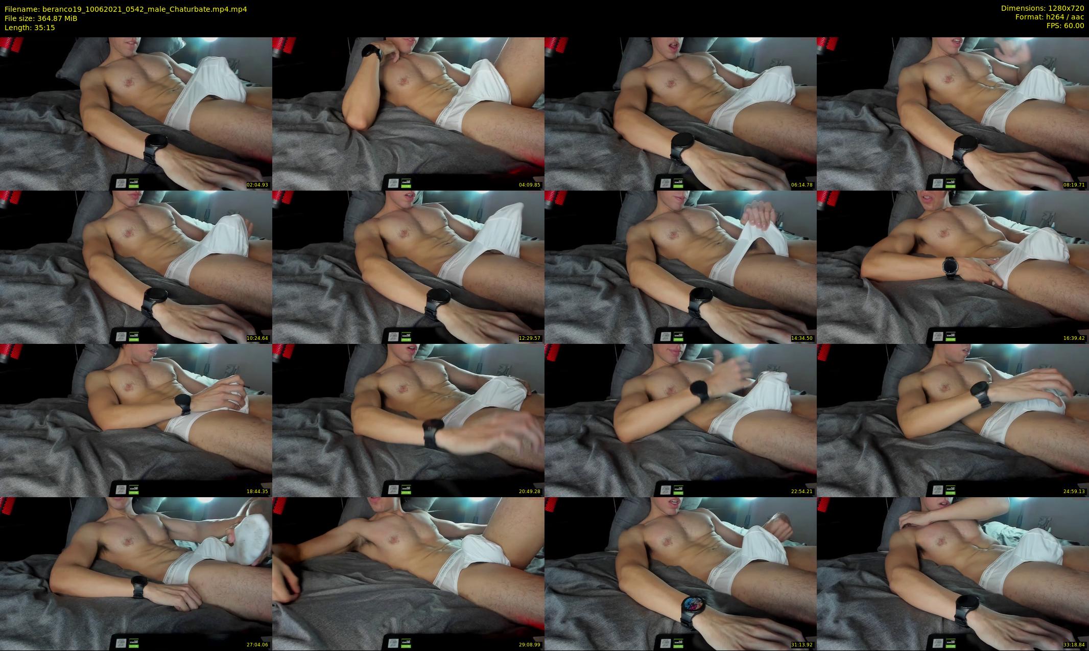 beranco19 — 36 minute Chaturbate male cam show recording, 720p, Jun 10, 2021