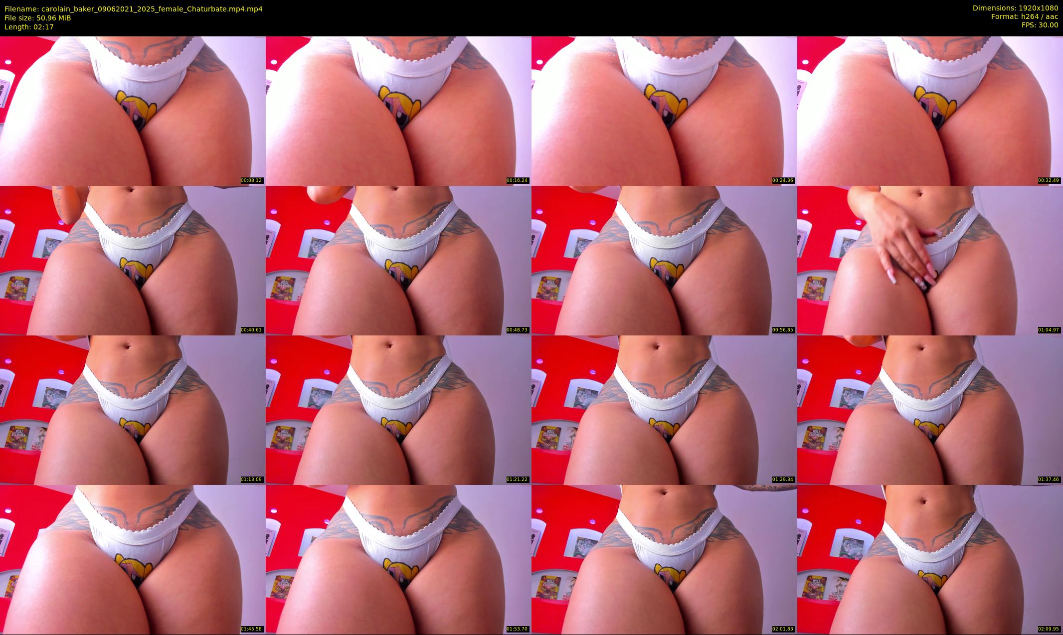 carolain_baker — 3 minute Chaturbate female cam show recording, 1080p, Jun 9, 2021