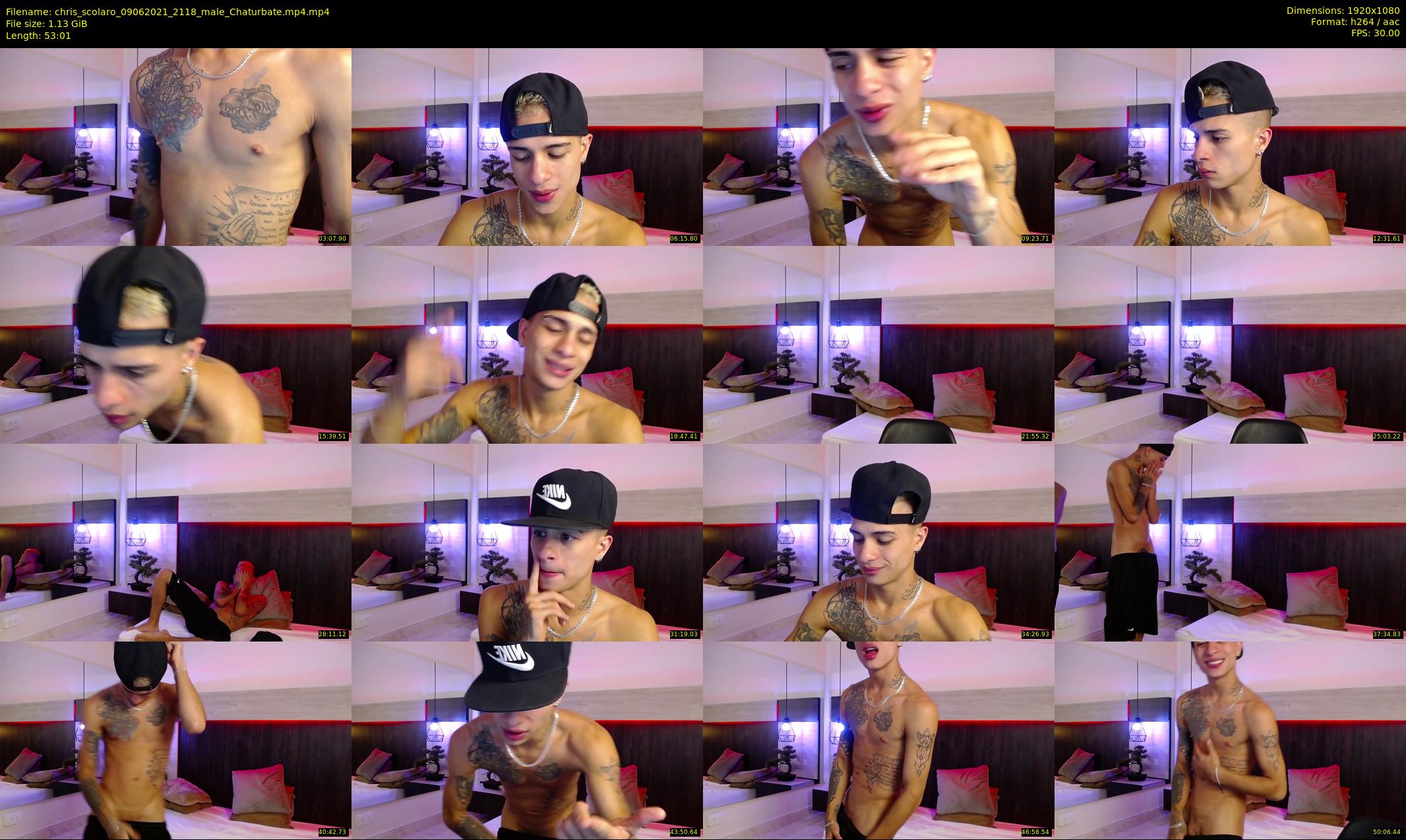 chris_scolaro — 54 minute Chaturbate male cam show recording, 1080p, Jun 9, 2021