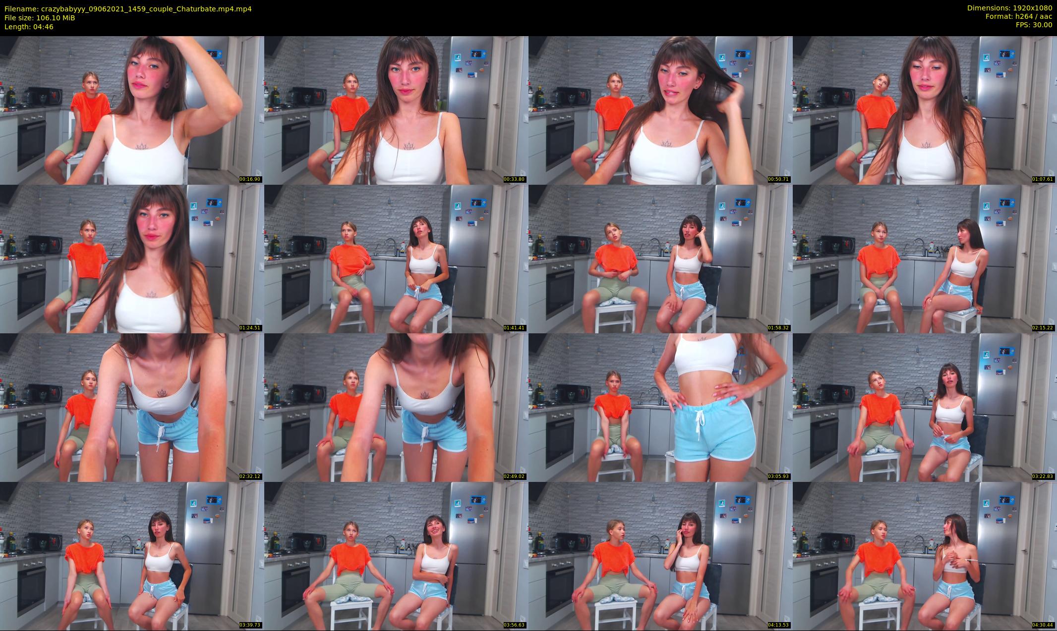 crazybabyyy — 5 minute Chaturbate couple cam show recording, 1080p, Jun 9, 2021