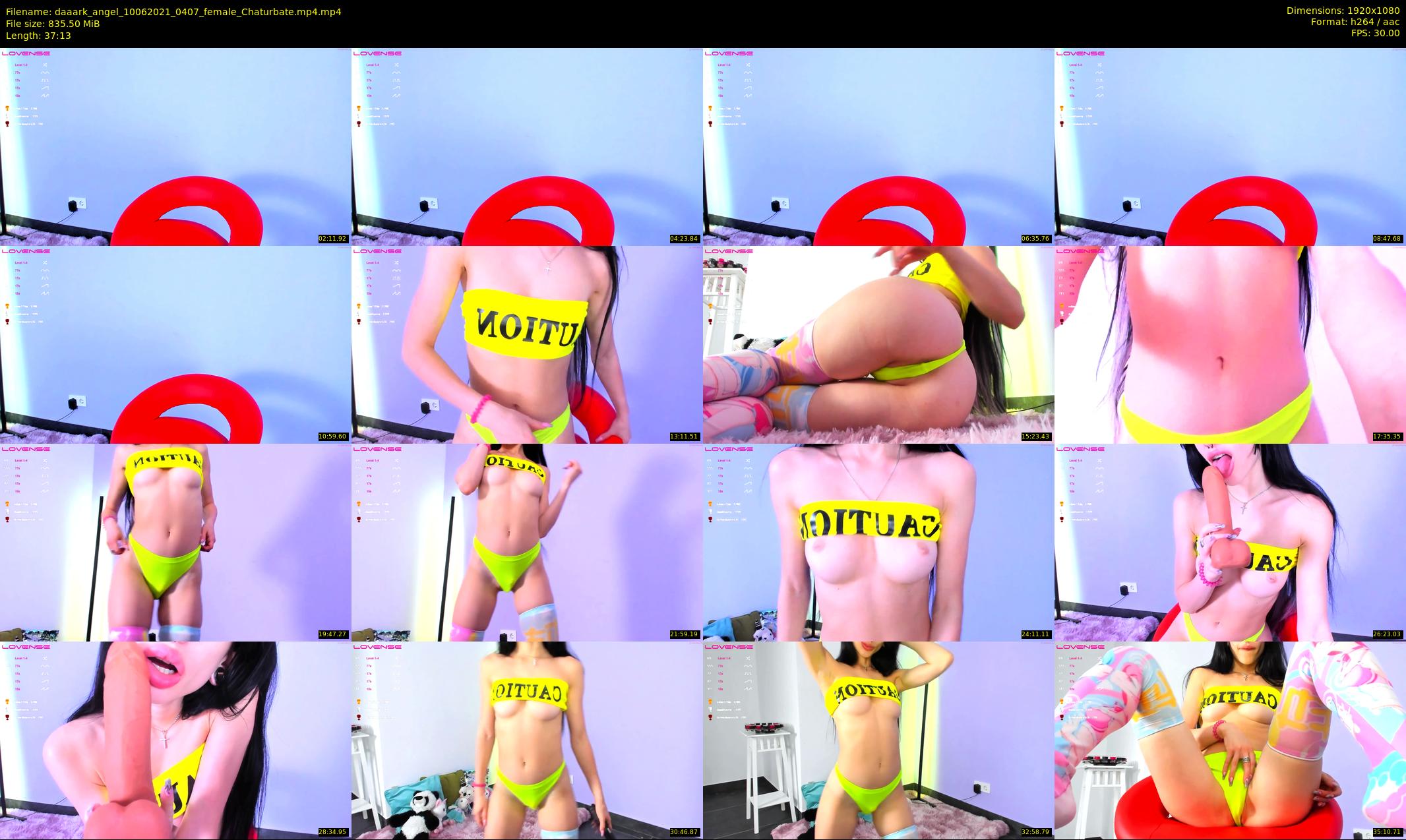 daaark_angel — 38 minute Chaturbate female cam show recording, 1080p, Jun 10, 2021