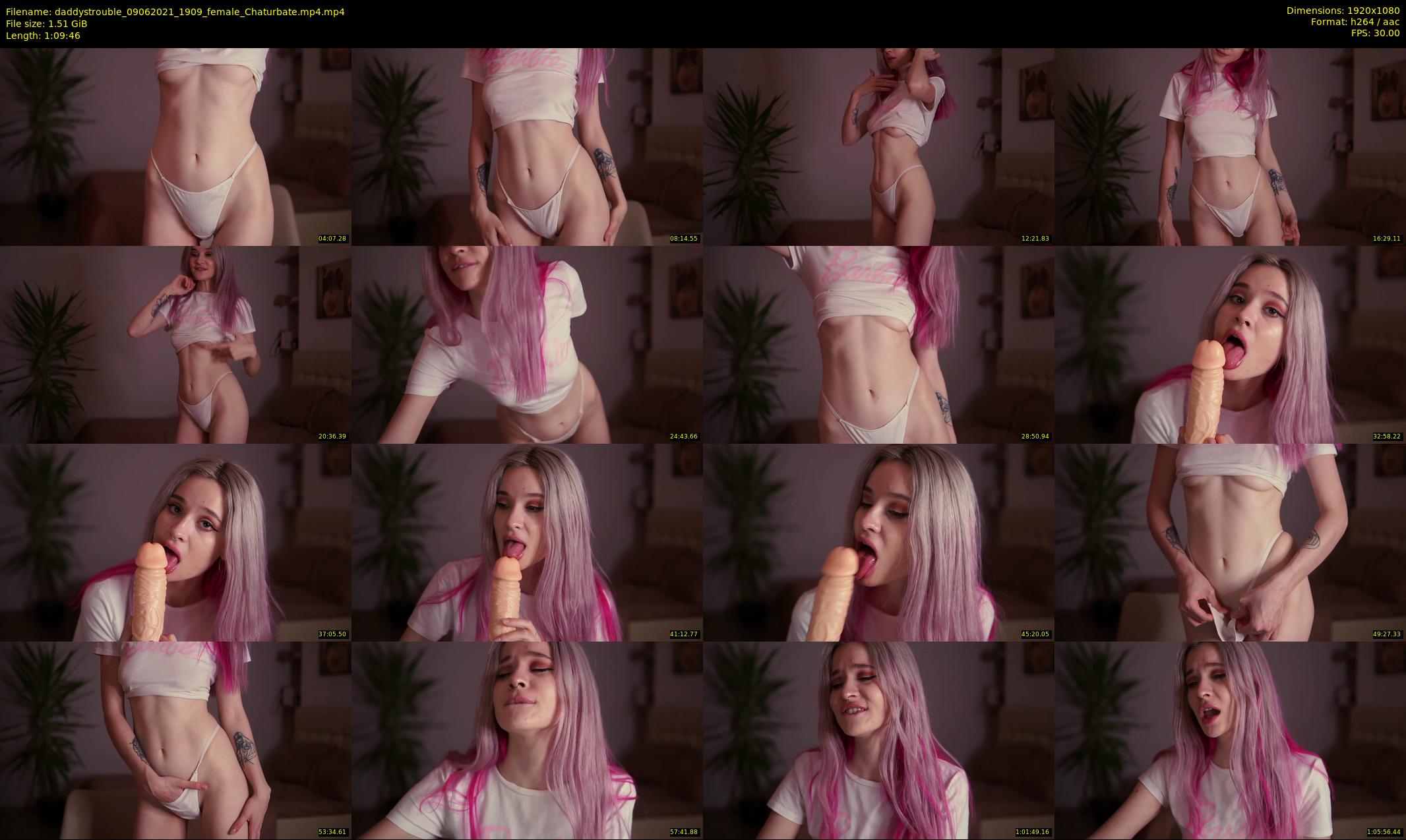daddystrouble — 70 minute Chaturbate female cam show recording, 1080p, Jun 9, 2021
