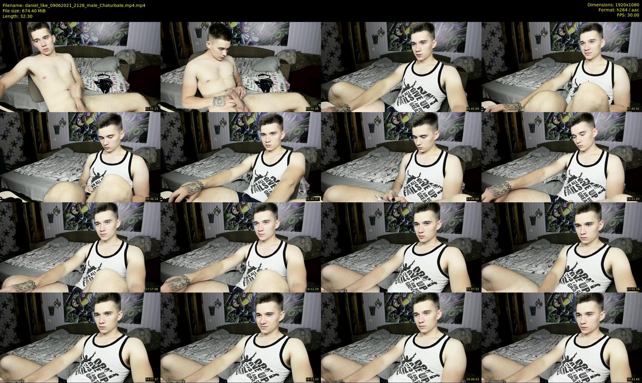 daniel_like — 33 minute Chaturbate male cam show recording, 1080p, Jun 9, 2021